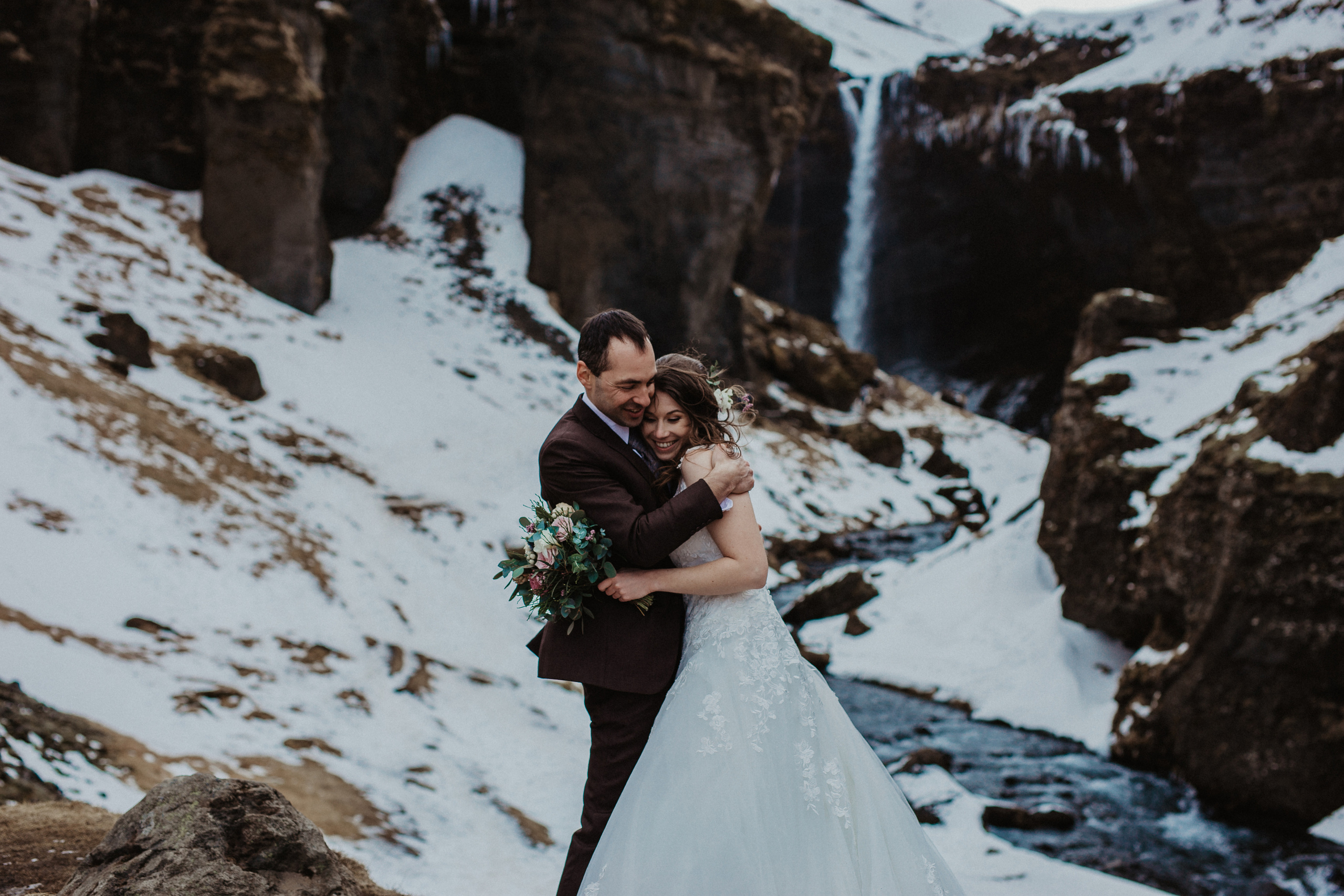 Winter Wedding in Iceland. Iceland elopement photographer & videographer