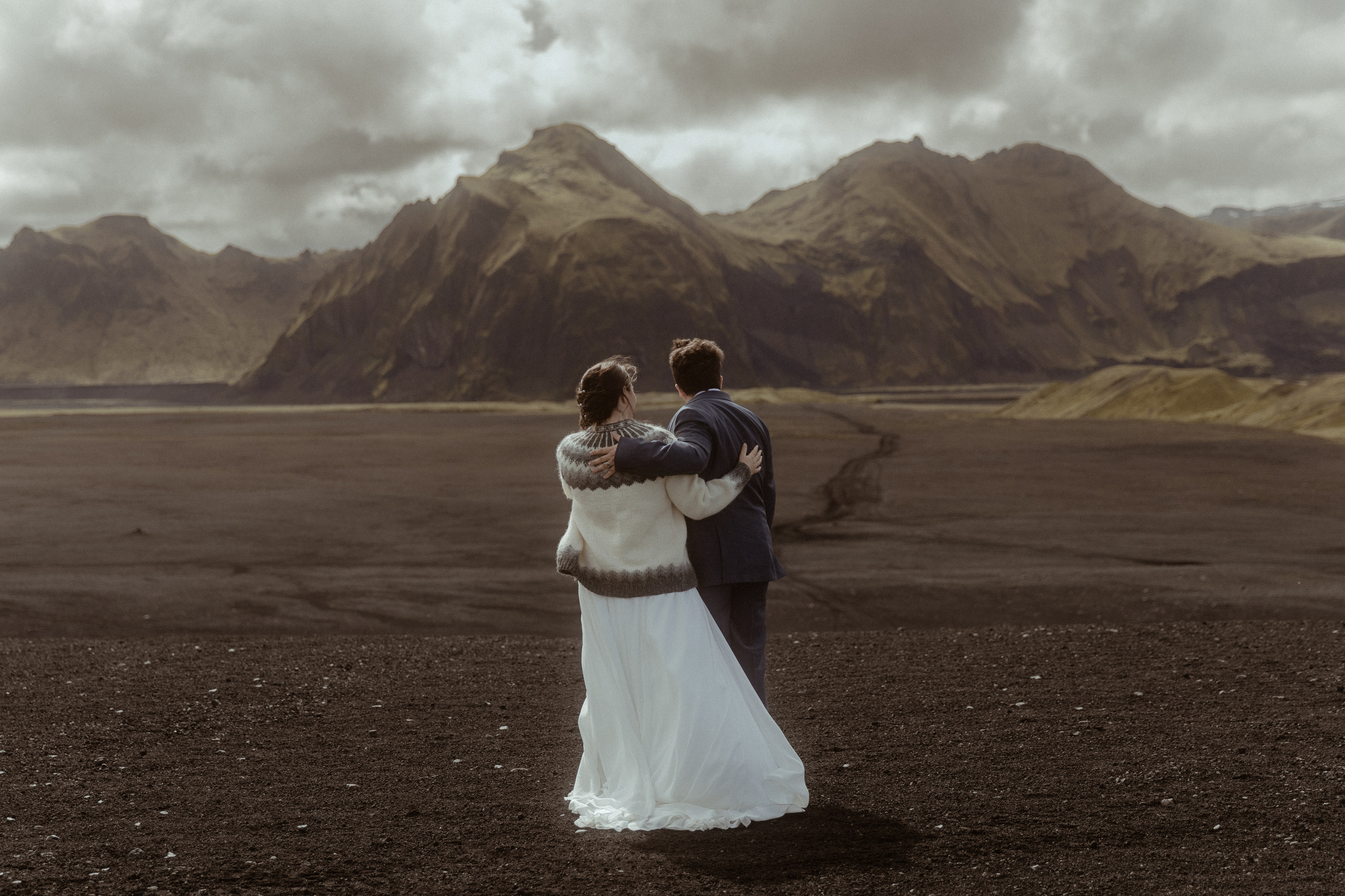 Private Black Sand Beach Elopement. Iceland elopement photographer & videographer
