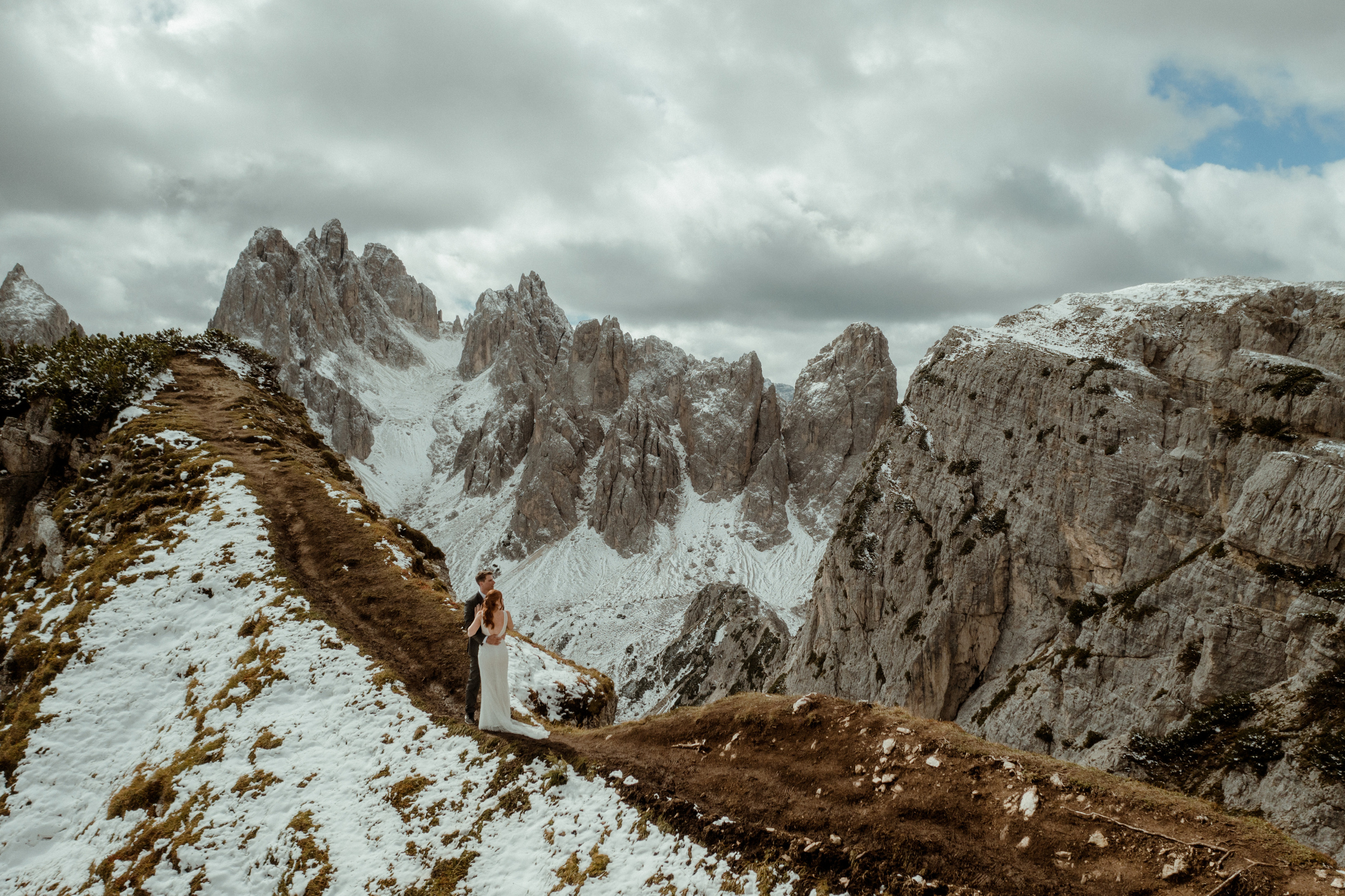 Italian Elopement in the Dolomites. Iceland elopement photographer & videographer