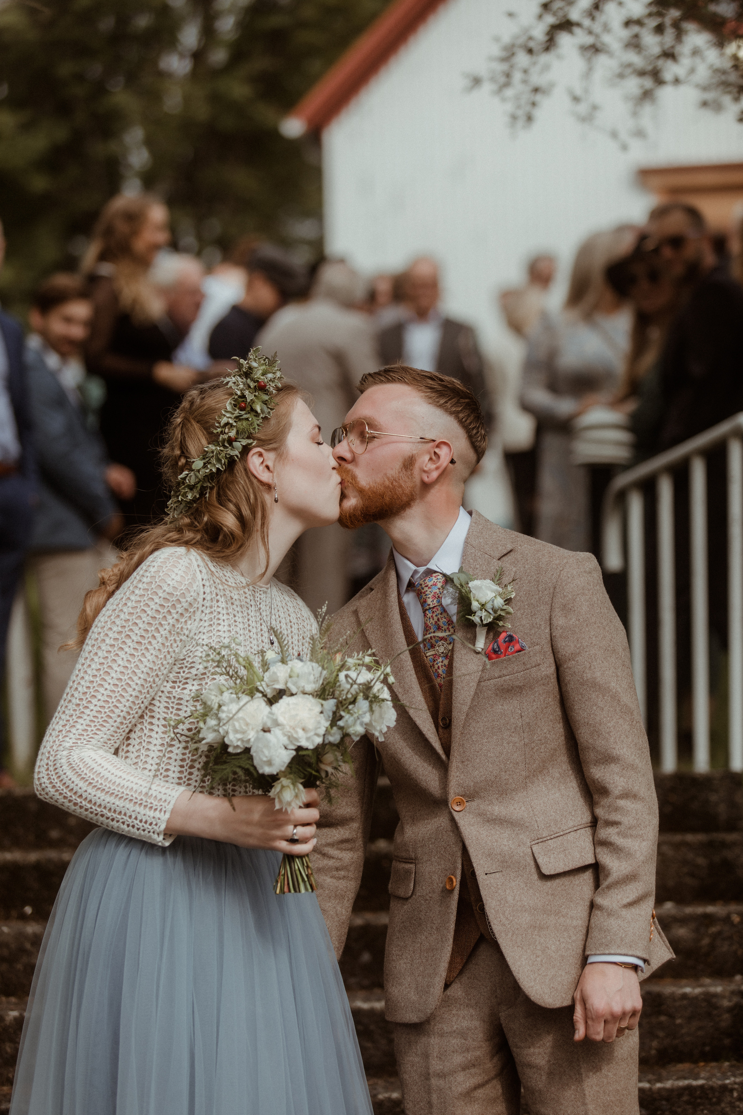 Iceland Secret Waterfall Elopement. Iceland elopement photographer & videographer