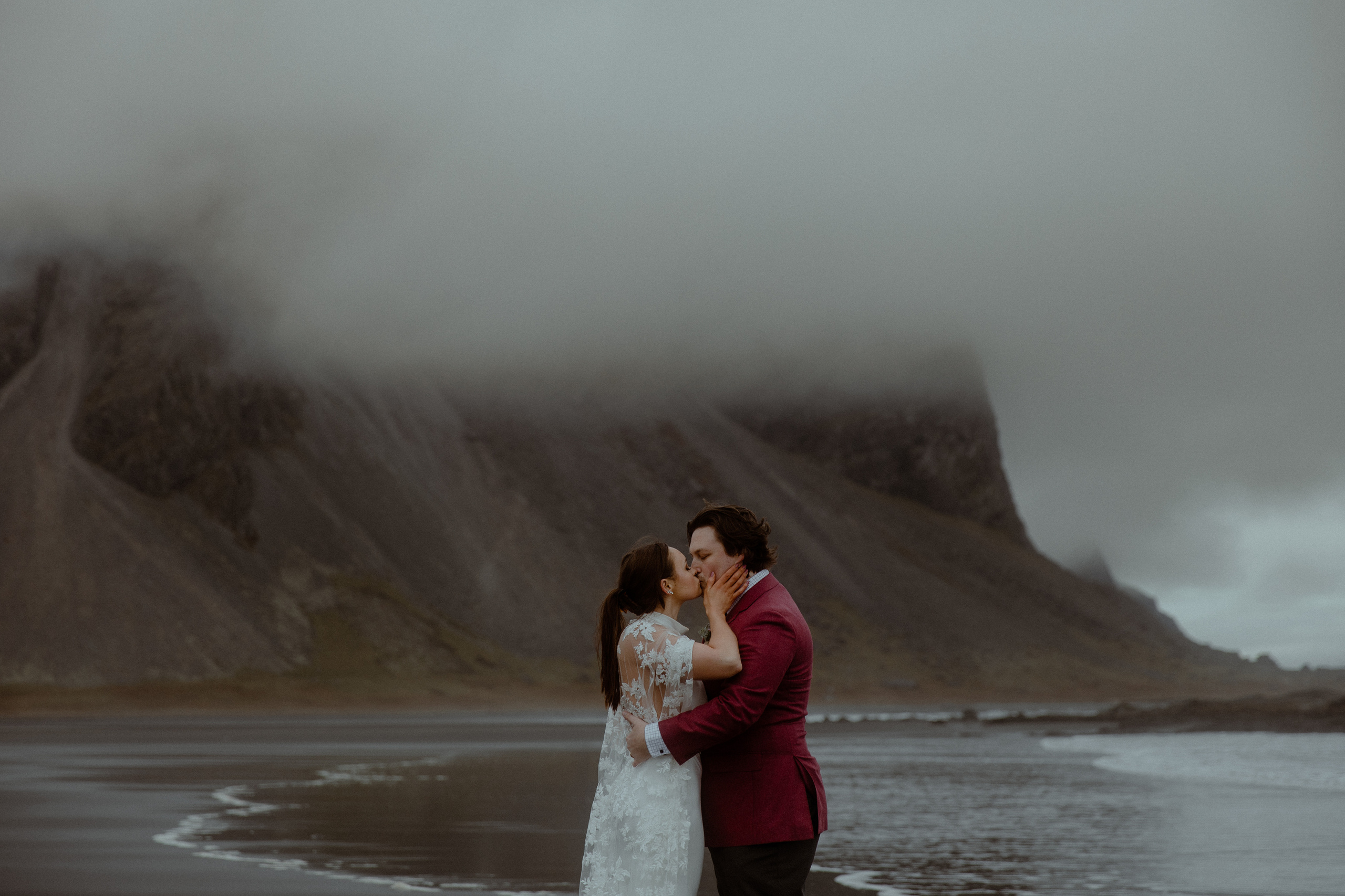 Secret hiking Elopement in Iceland. Iceland elopement photographer & videographer