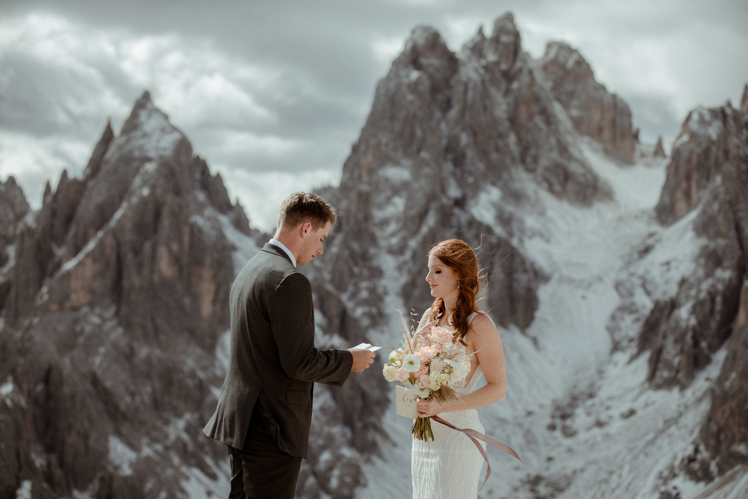 Italian Elopement in the Dolomites. Iceland elopement photographer & videographer