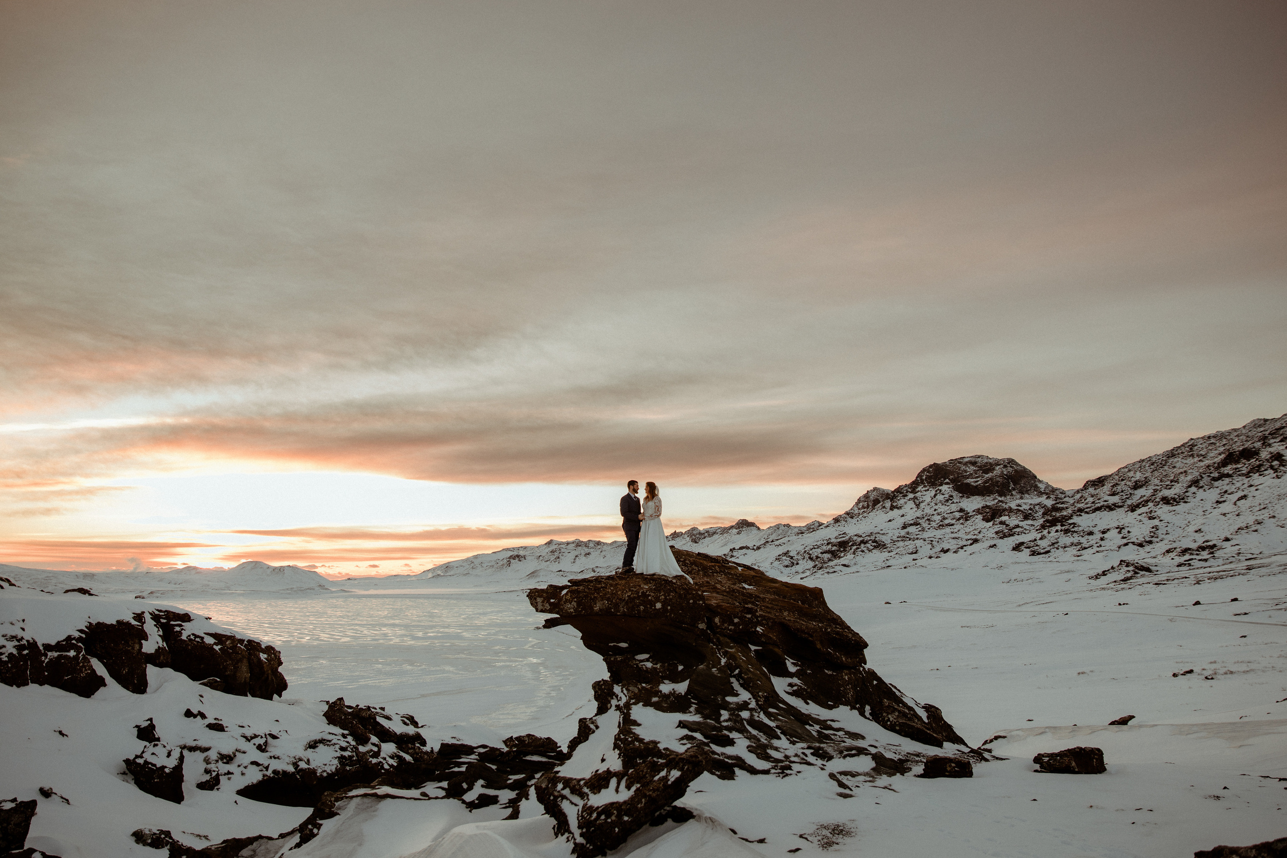 Golden Hour Elopement in Iceland. Iceland elopement photographer & videographer