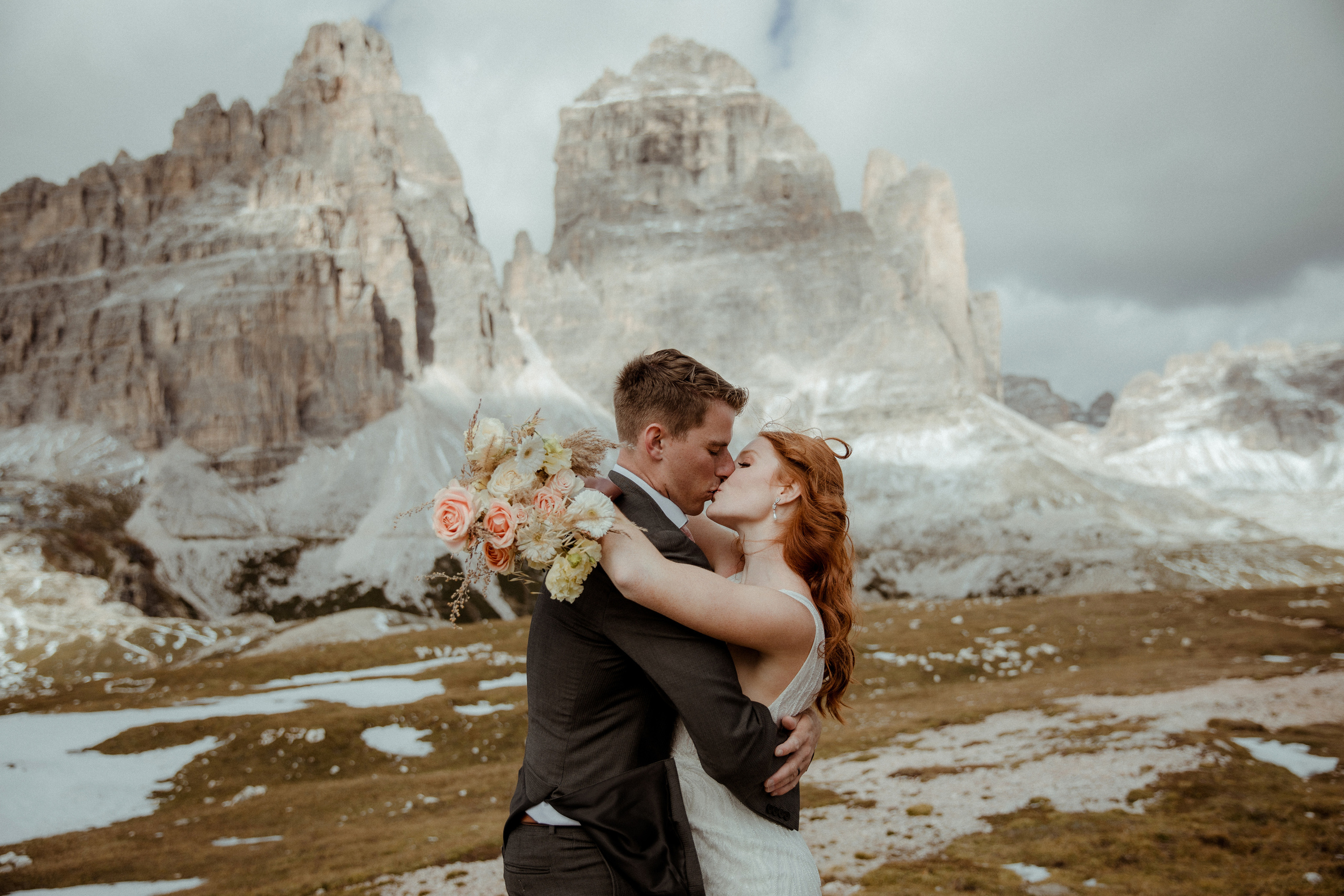 Italian Elopement in the Dolomites. Iceland elopement photographer & videographer