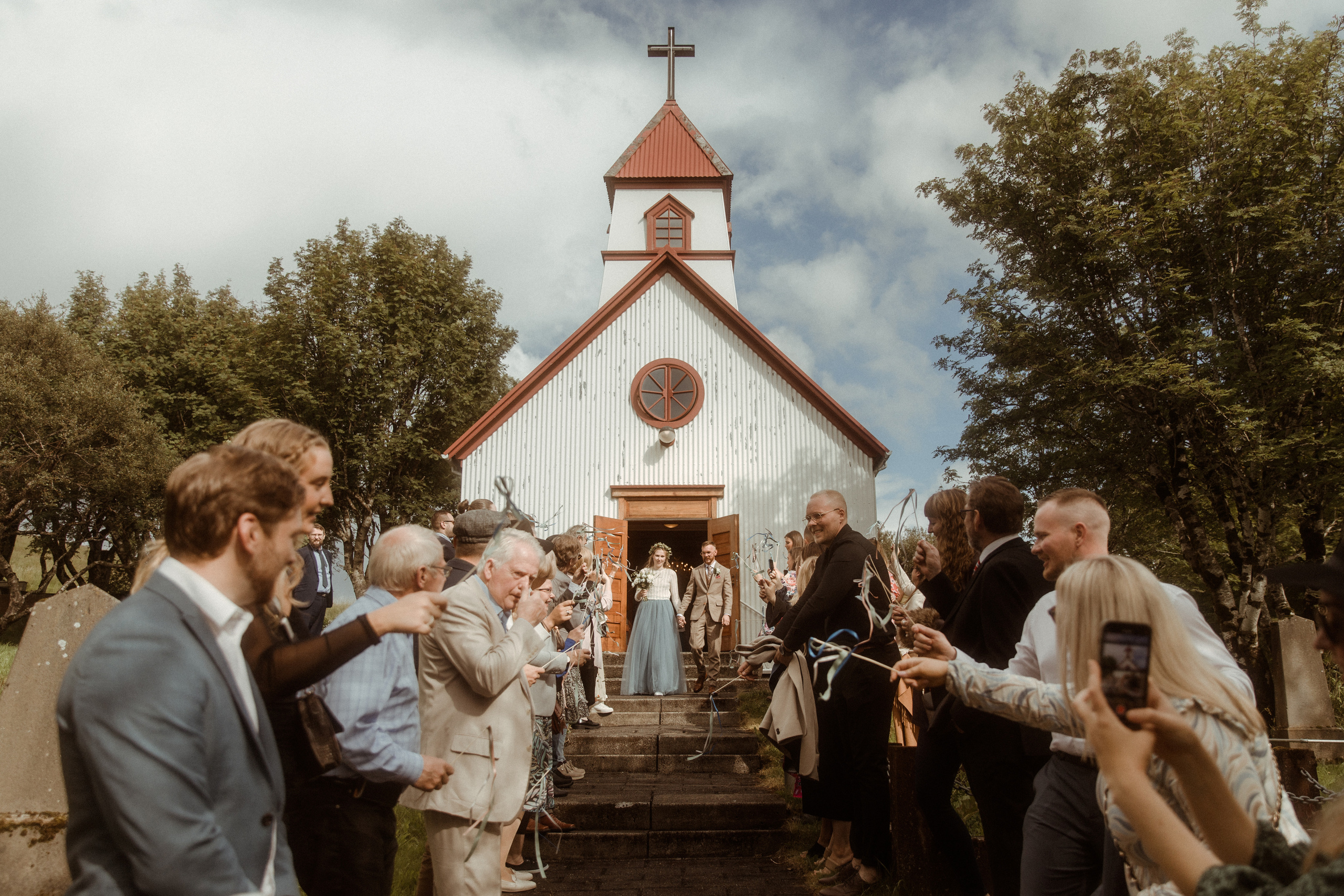 Iceland Secret Waterfall Elopement. Iceland elopement photographer & videographer