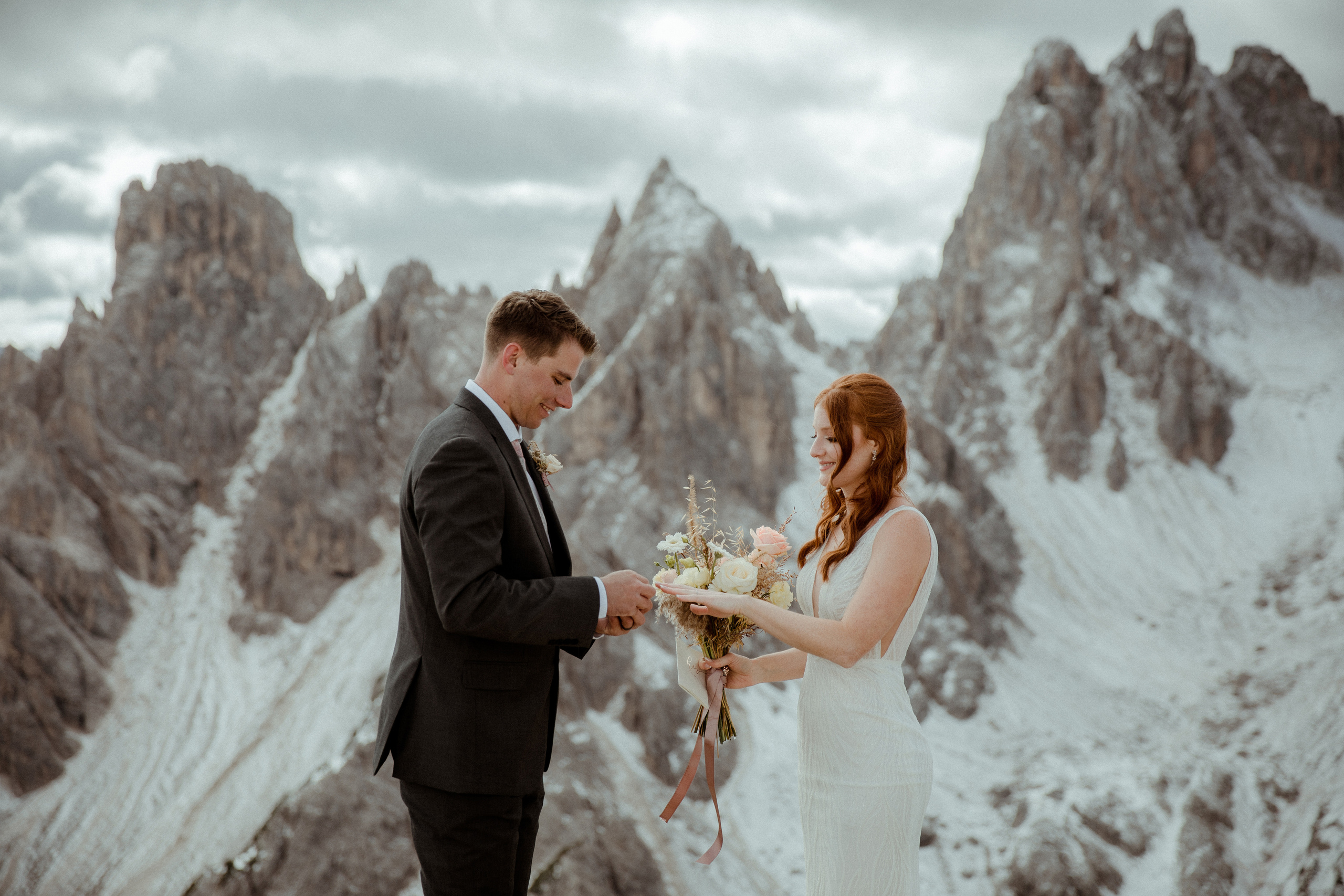 Italian Elopement in the Dolomites. Iceland elopement photographer & videographer