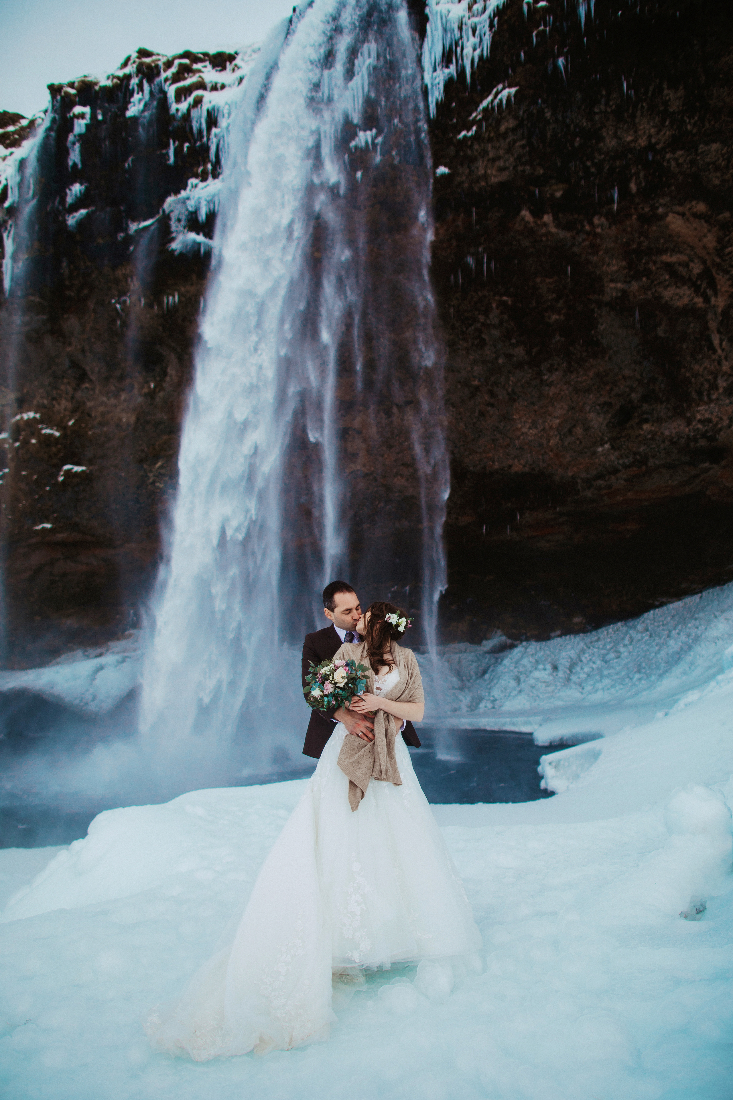 Winter Wedding in Iceland. Iceland elopement photographer & videographer