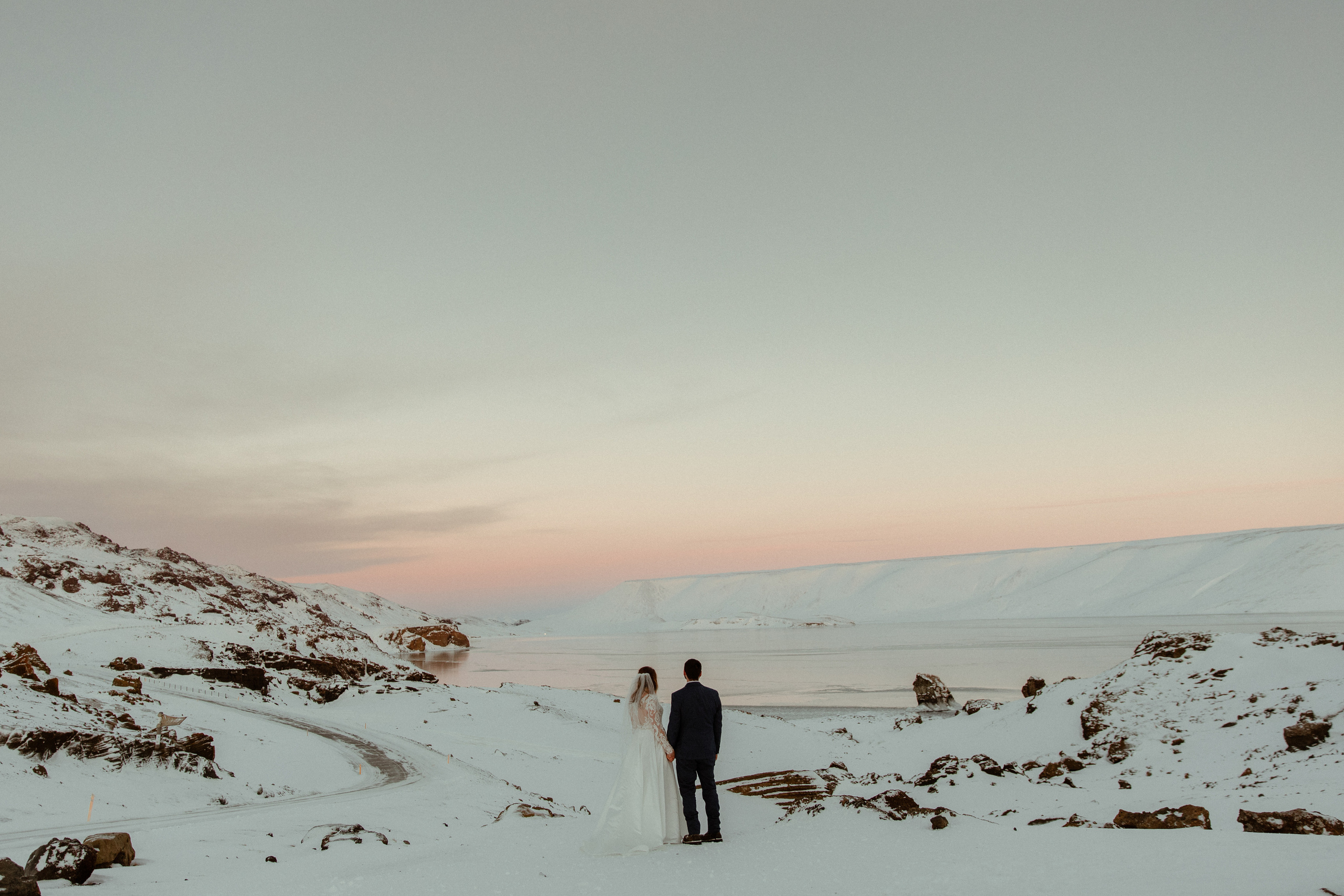 Golden Hour Elopement in Iceland. Iceland elopement photographer & videographer