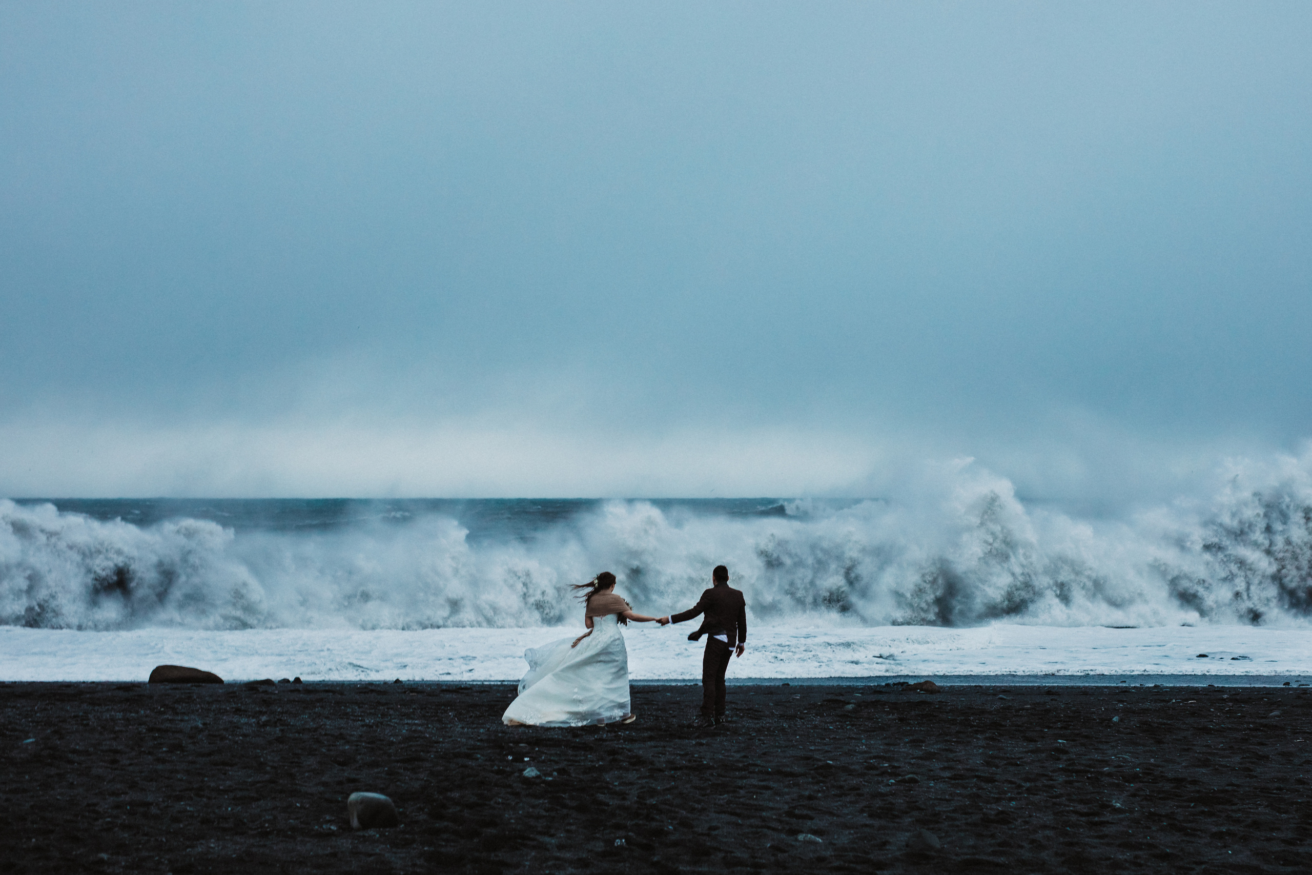 Winter Wedding in Iceland. Iceland elopement photographer & videographer