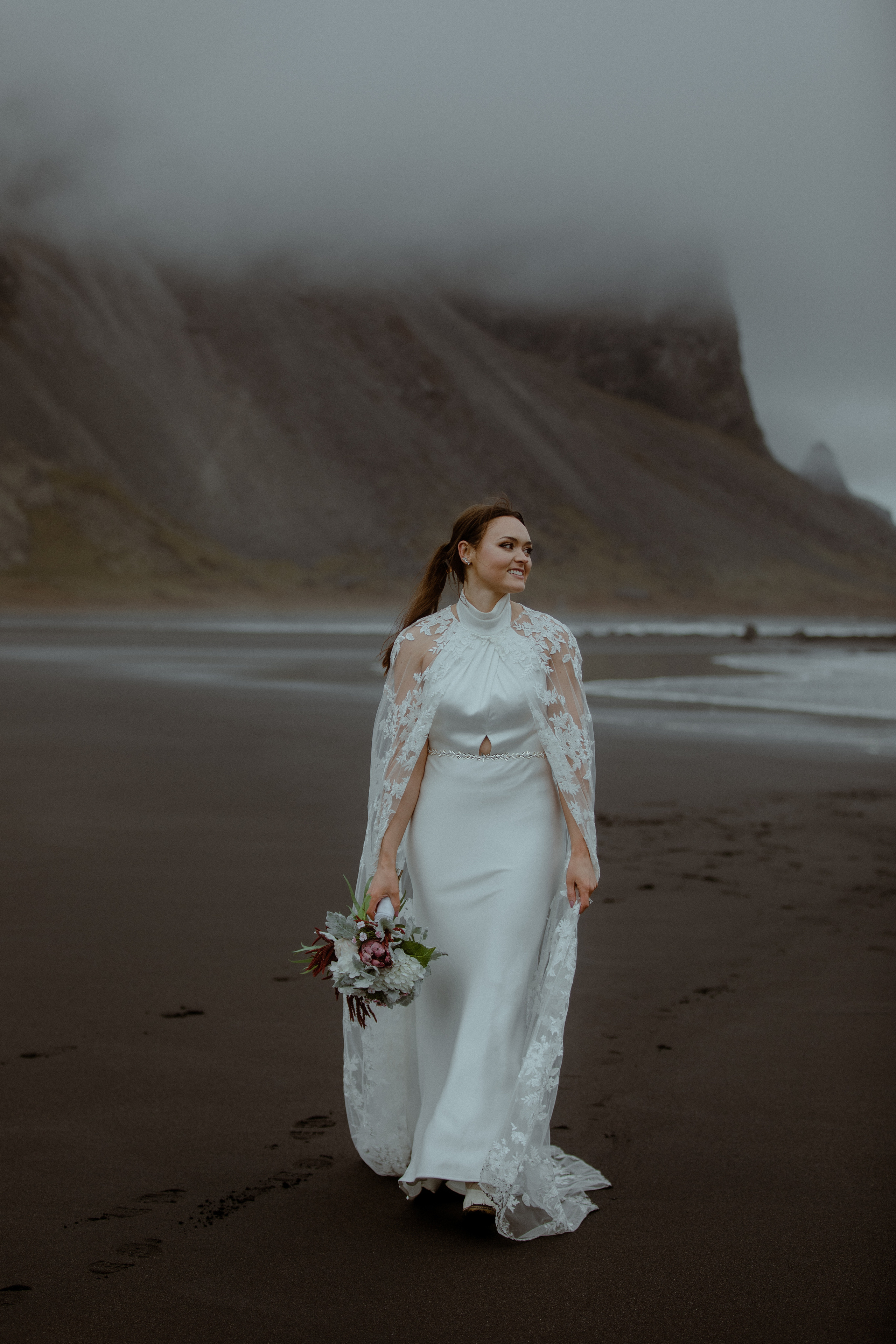 Secret hiking Elopement in Iceland. Iceland elopement photographer & videographer