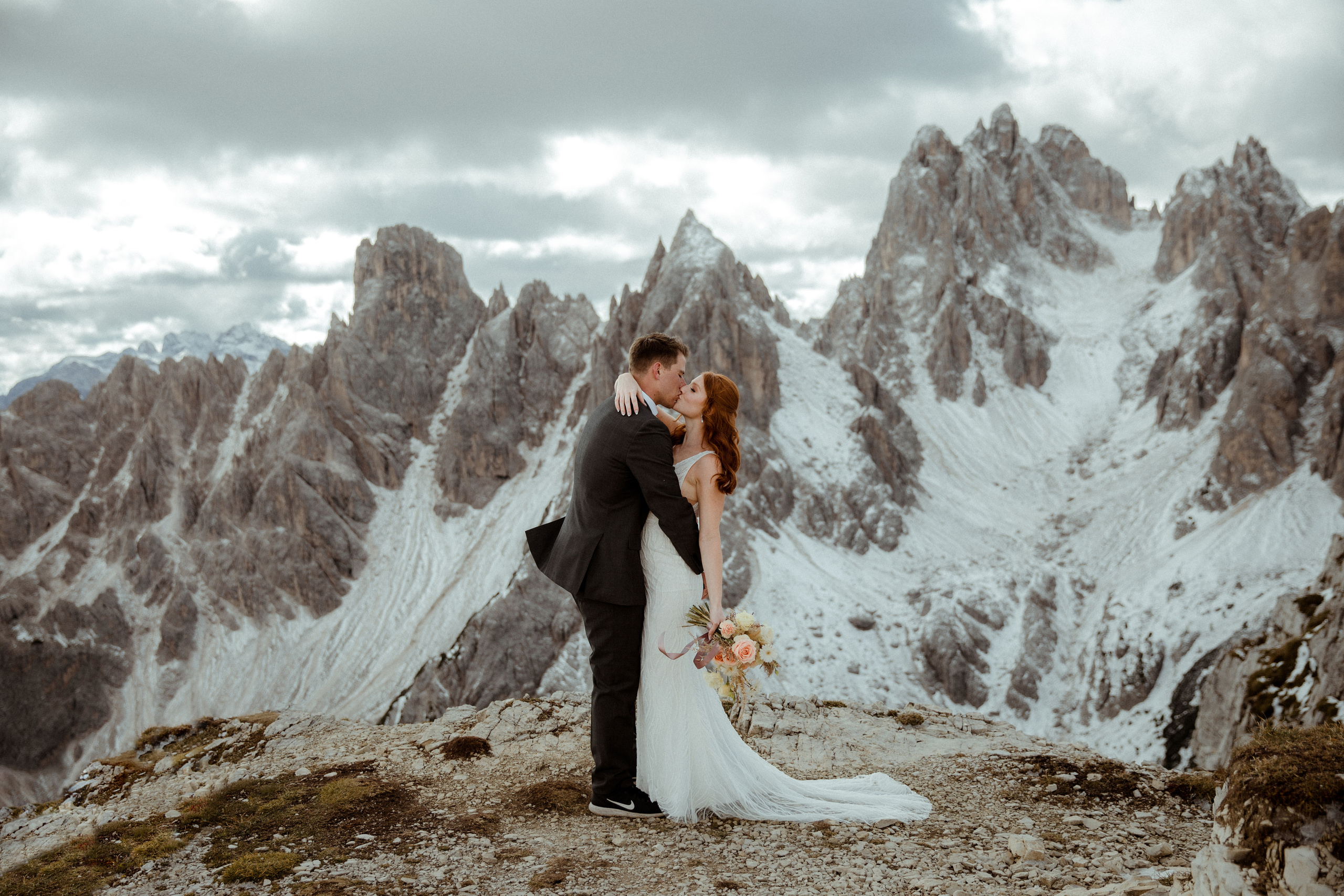 Italian Elopement in the Dolomites. Iceland elopement photographer & videographer