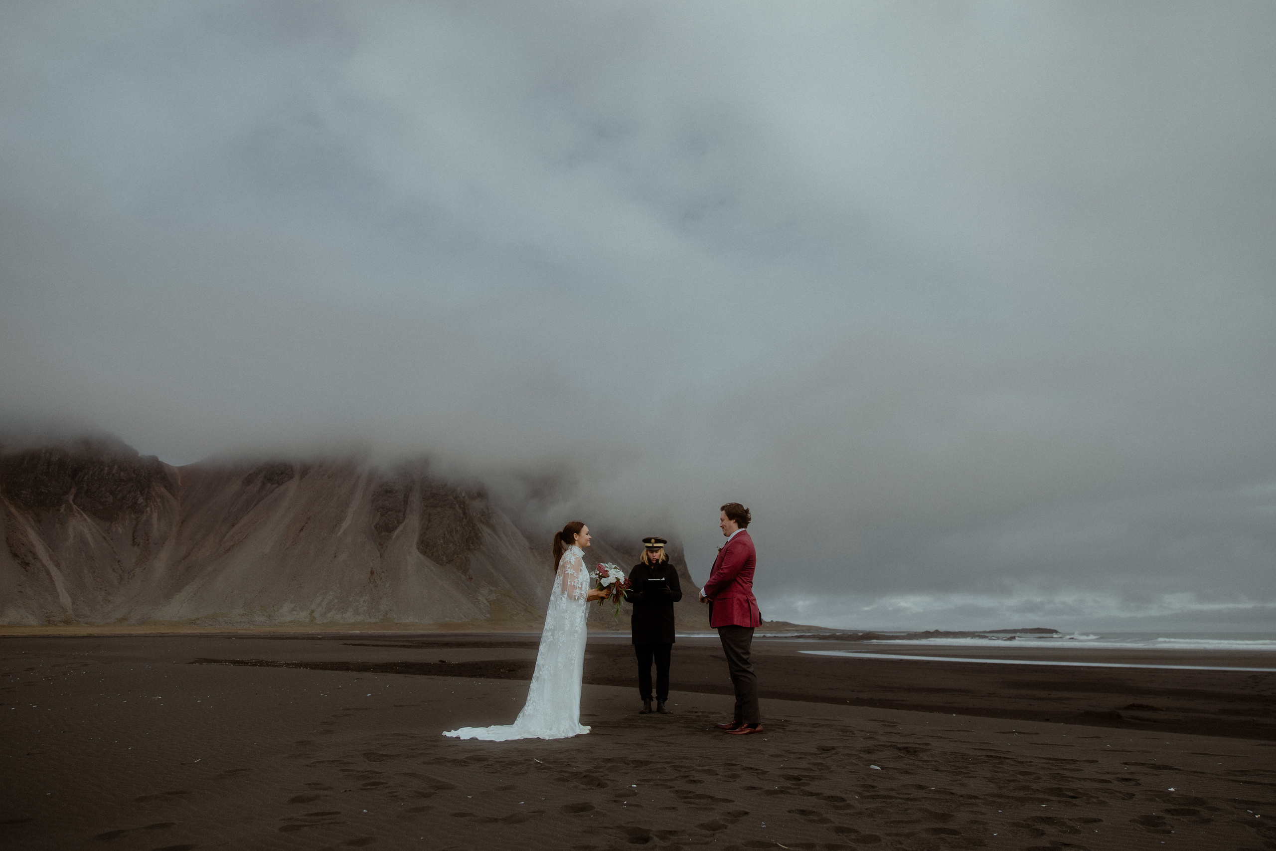 Secret hiking Elopement in Iceland. Iceland elopement photographer & videographer