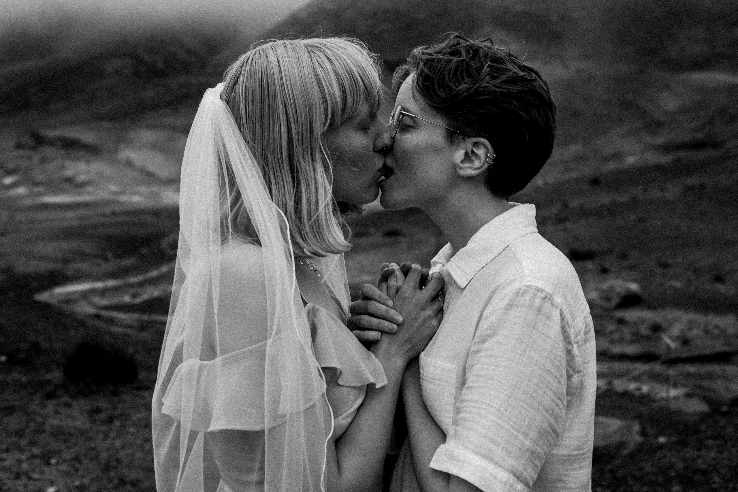LGBT Elopement in Iceland. Iceland elopement photographer & videographer