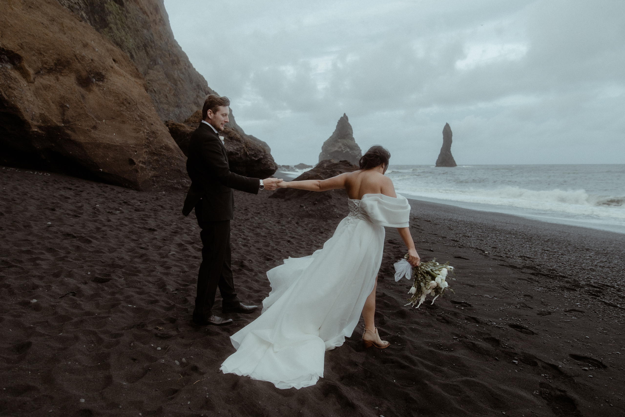 Charming South Iceland Elopement. Iceland elopement photographer & videographer