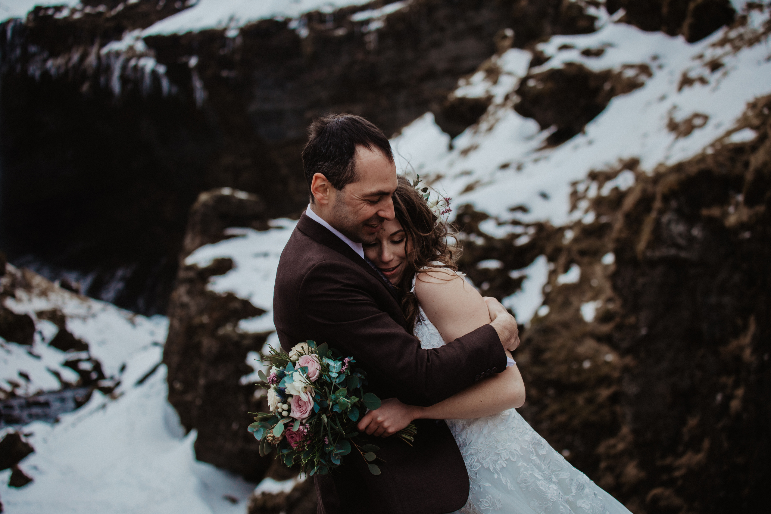 Winter Wedding in Iceland. Iceland elopement photographer & videographer