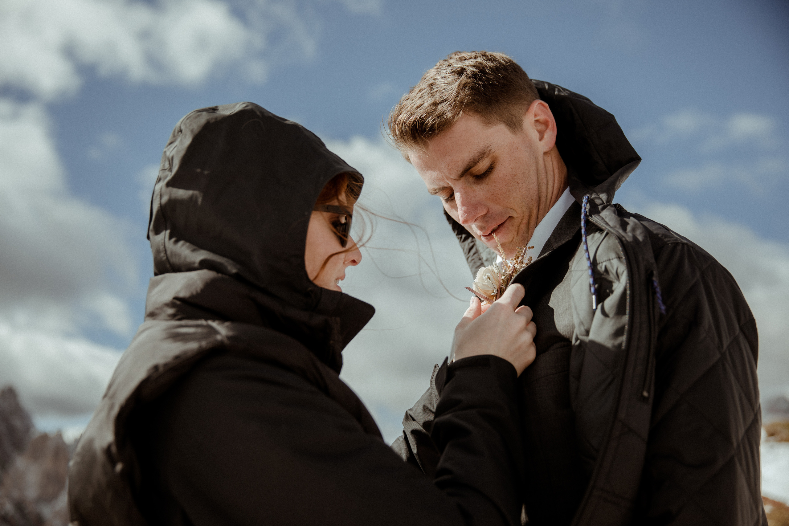 Italian Elopement in the Dolomites. Iceland elopement photographer & videographer
