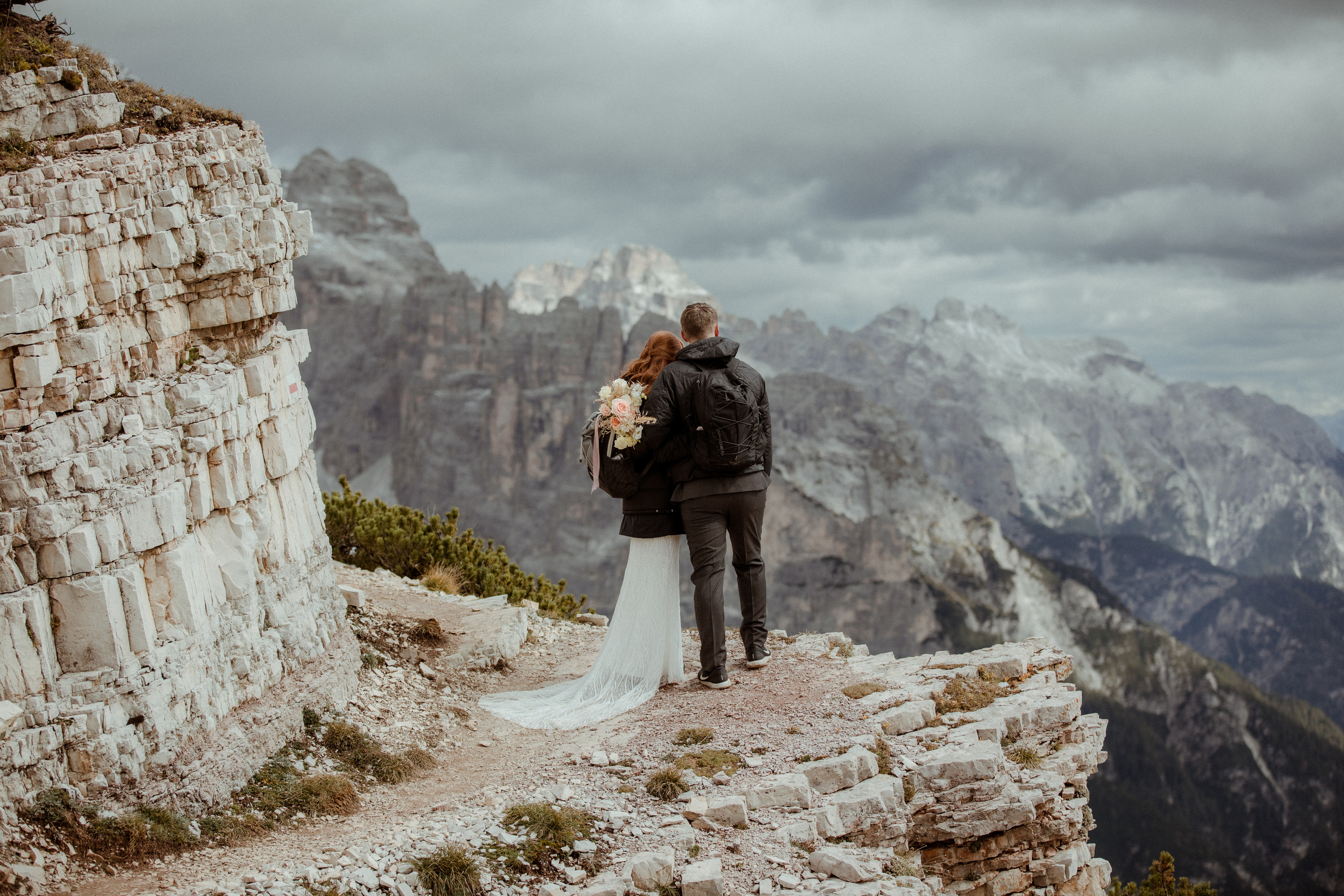 Italian Elopement in the Dolomites. Iceland elopement photographer & videographer