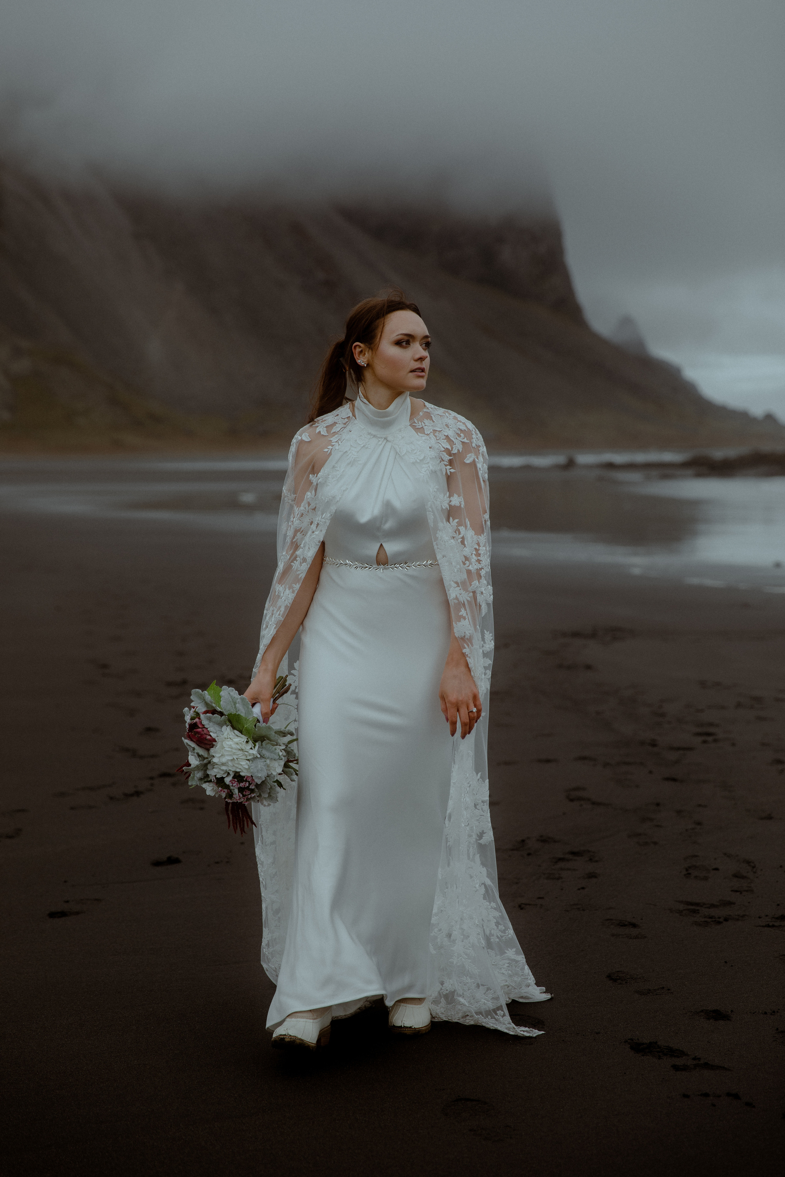 Secret hiking Elopement in Iceland. Iceland elopement photographer & videographer