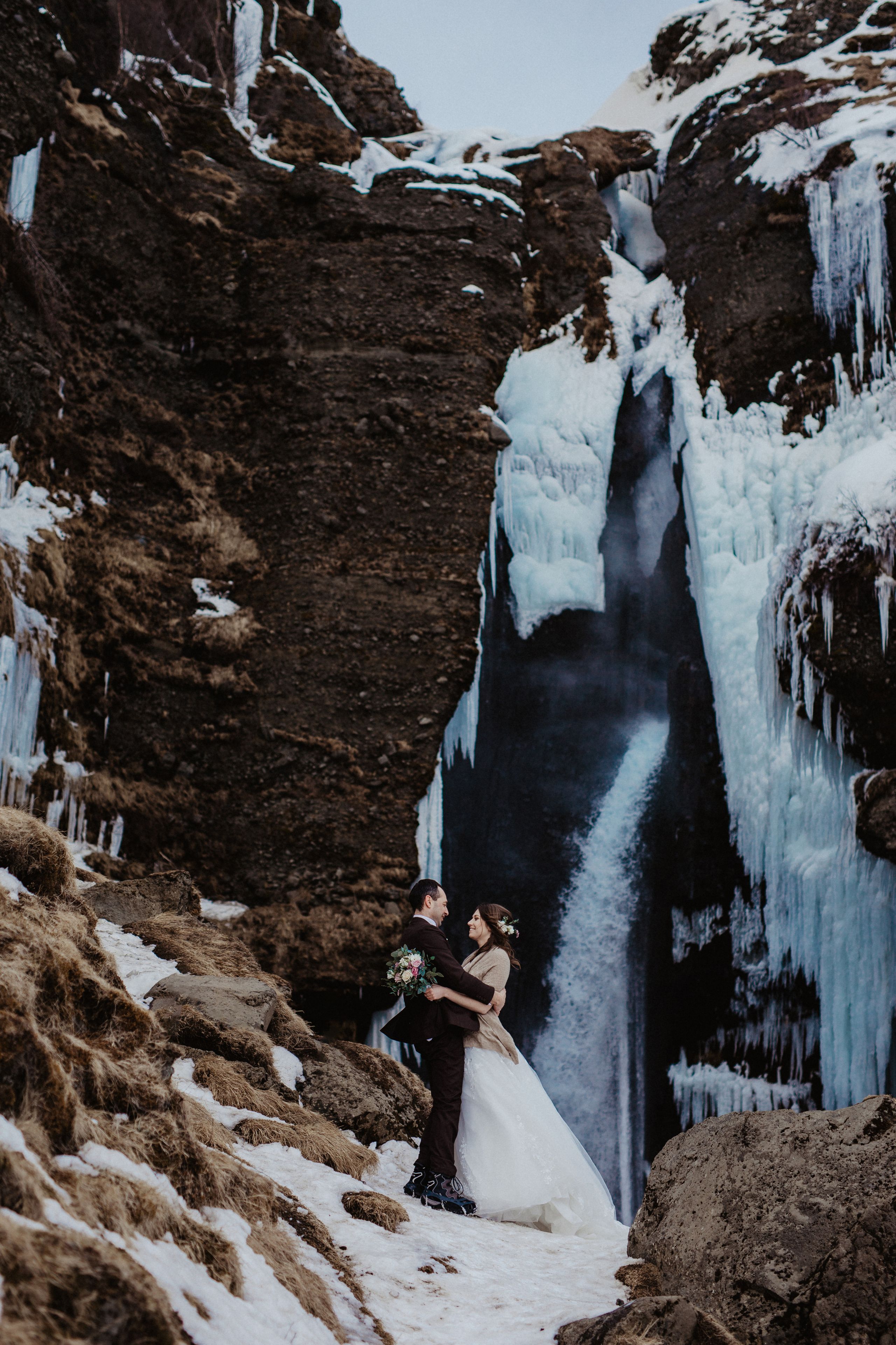 Winter Wedding in Iceland. Iceland elopement photographer & videographer