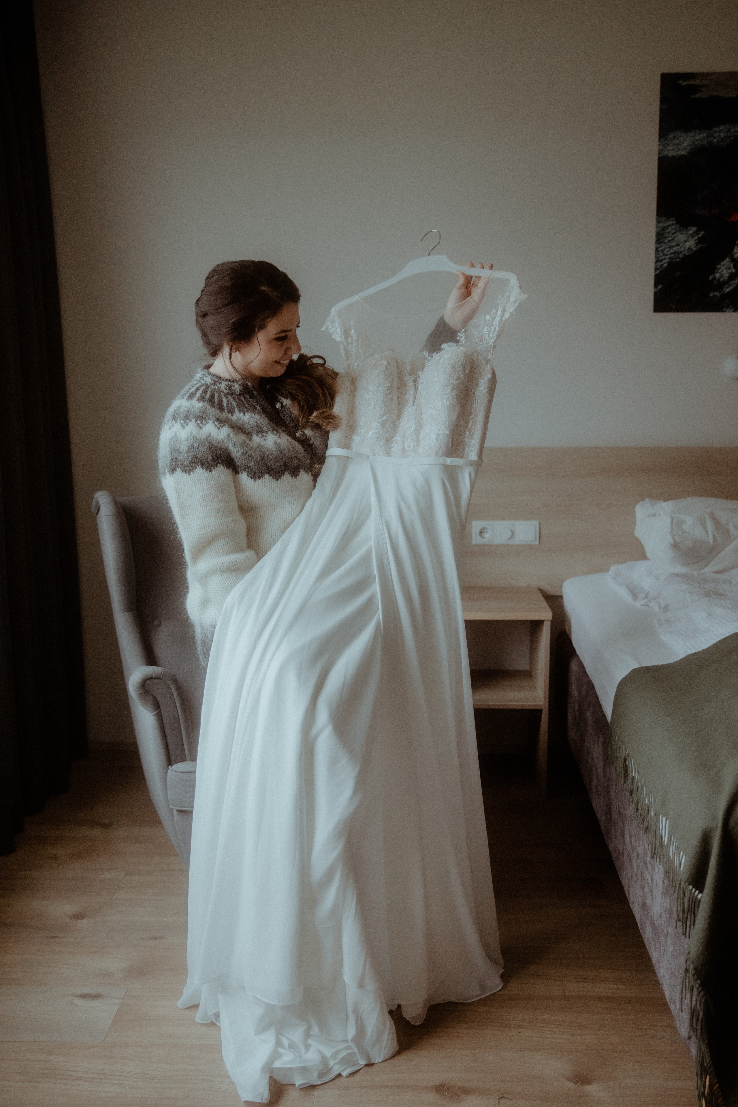 Private Black Sand Beach Elopement. Iceland elopement photographer & videographer