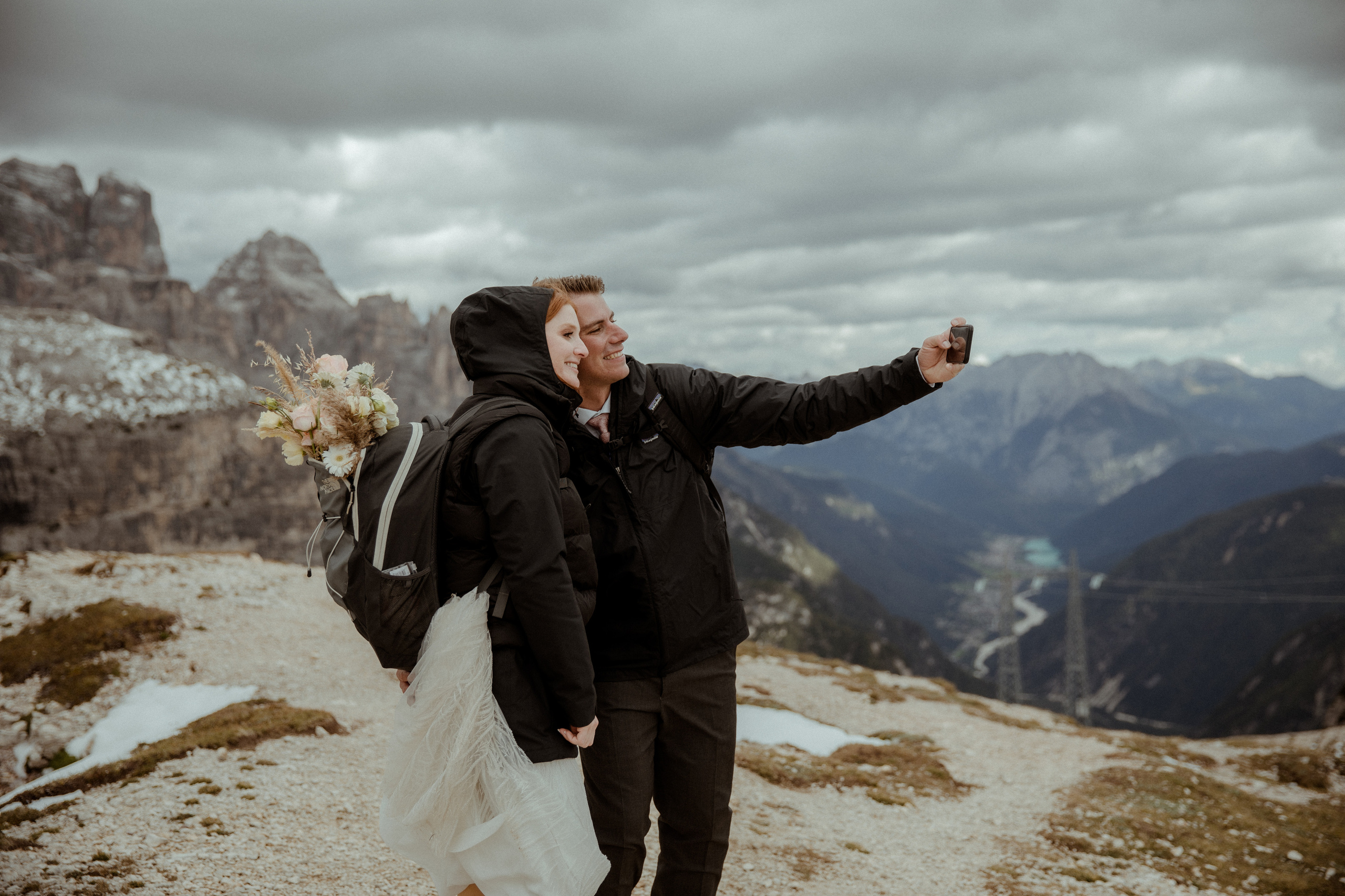 Italian Elopement in the Dolomites. Iceland elopement photographer & videographer