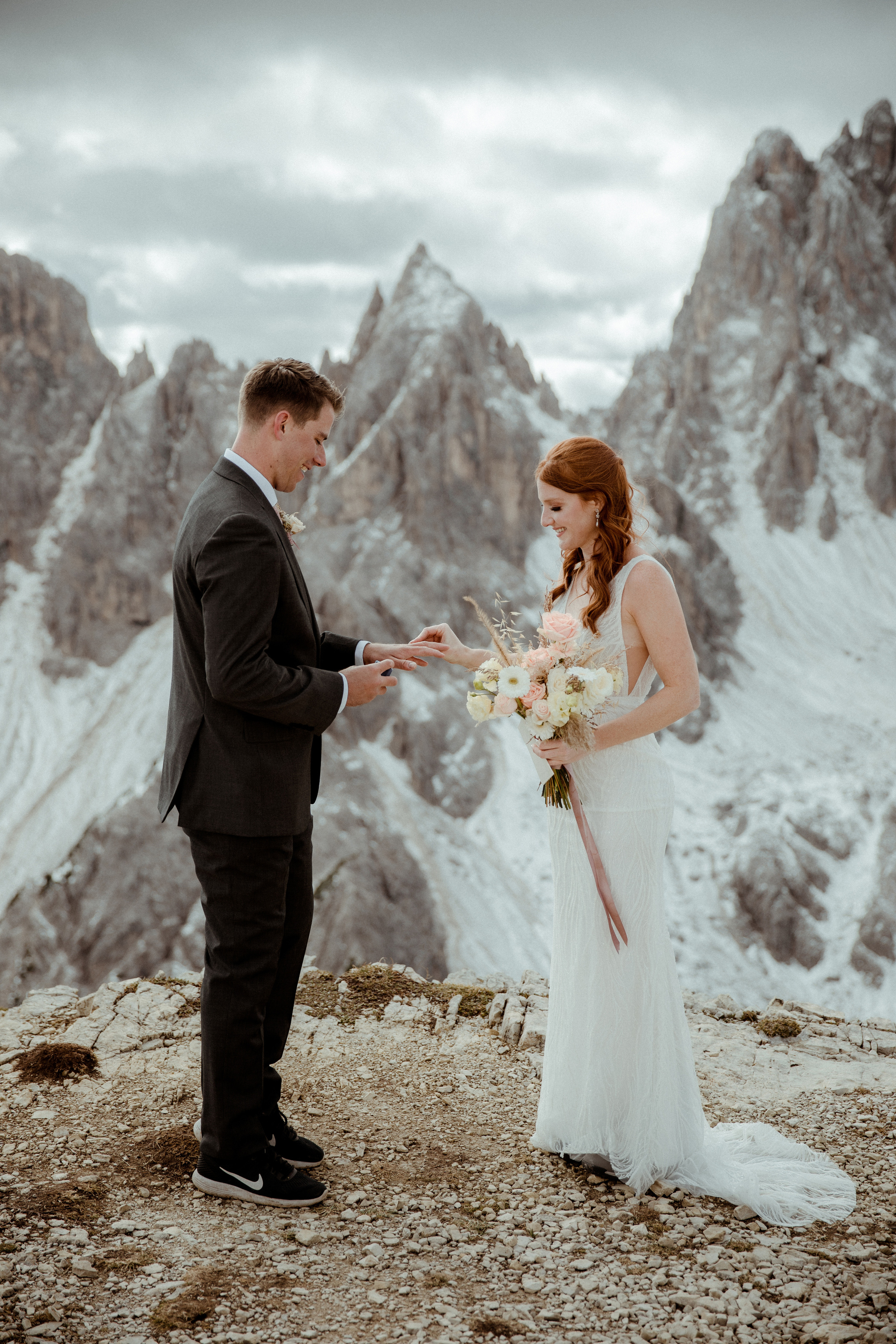 Italian Elopement in the Dolomites. Iceland elopement photographer & videographer