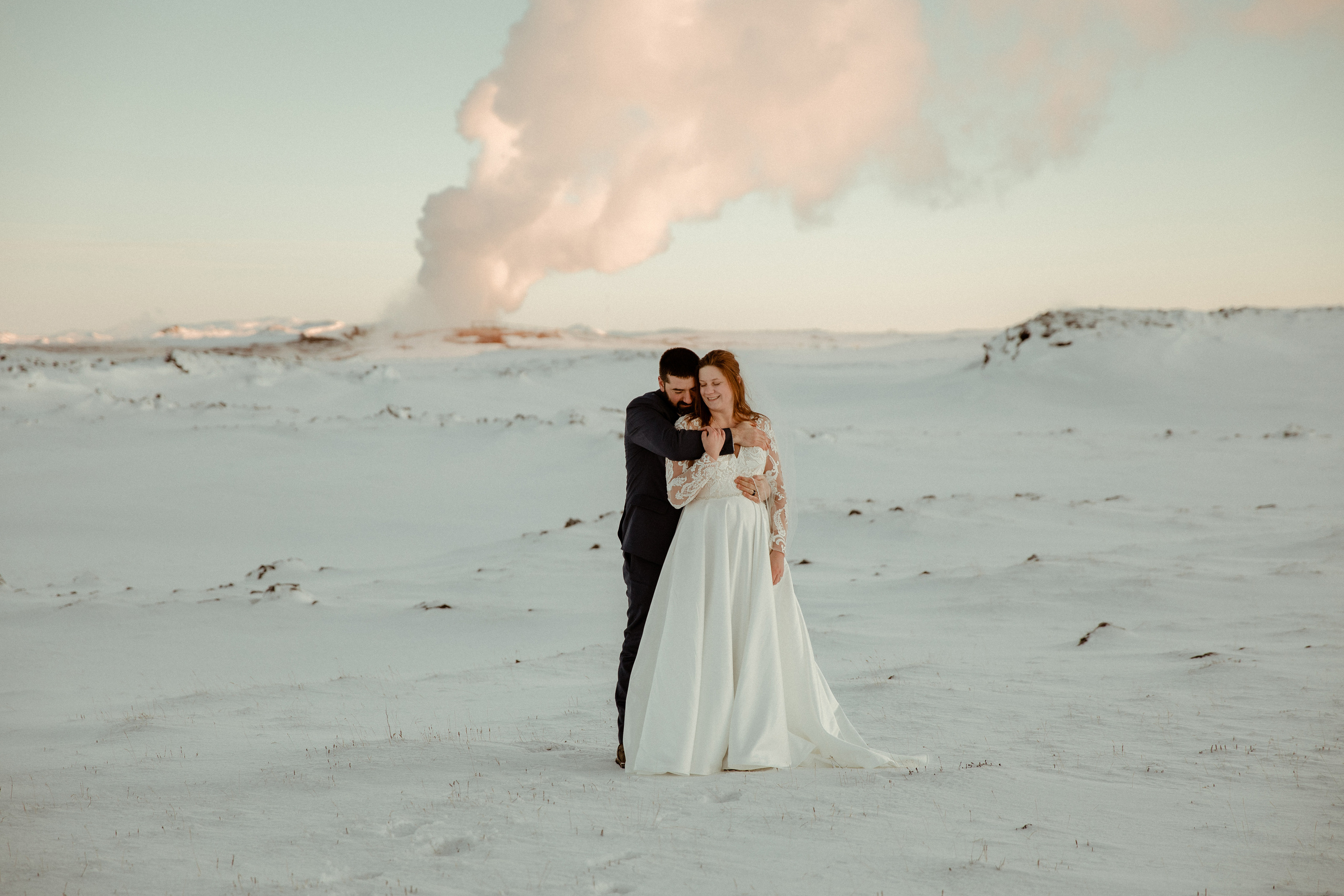 Golden Hour Elopement in Iceland. Iceland elopement photographer & videographer
