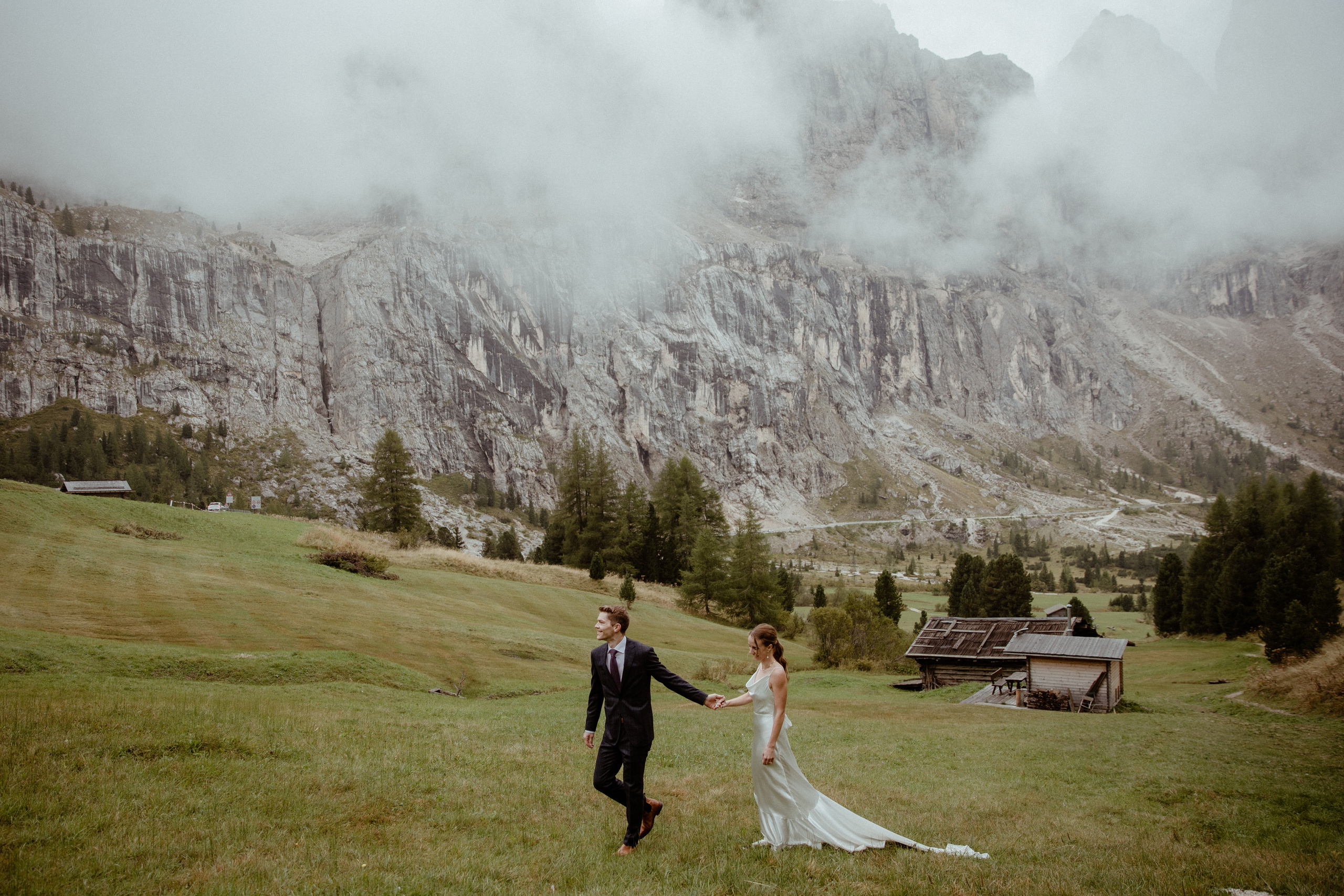 Intimate Wedding in the Dolomites. Iceland elopement photographer & videographer