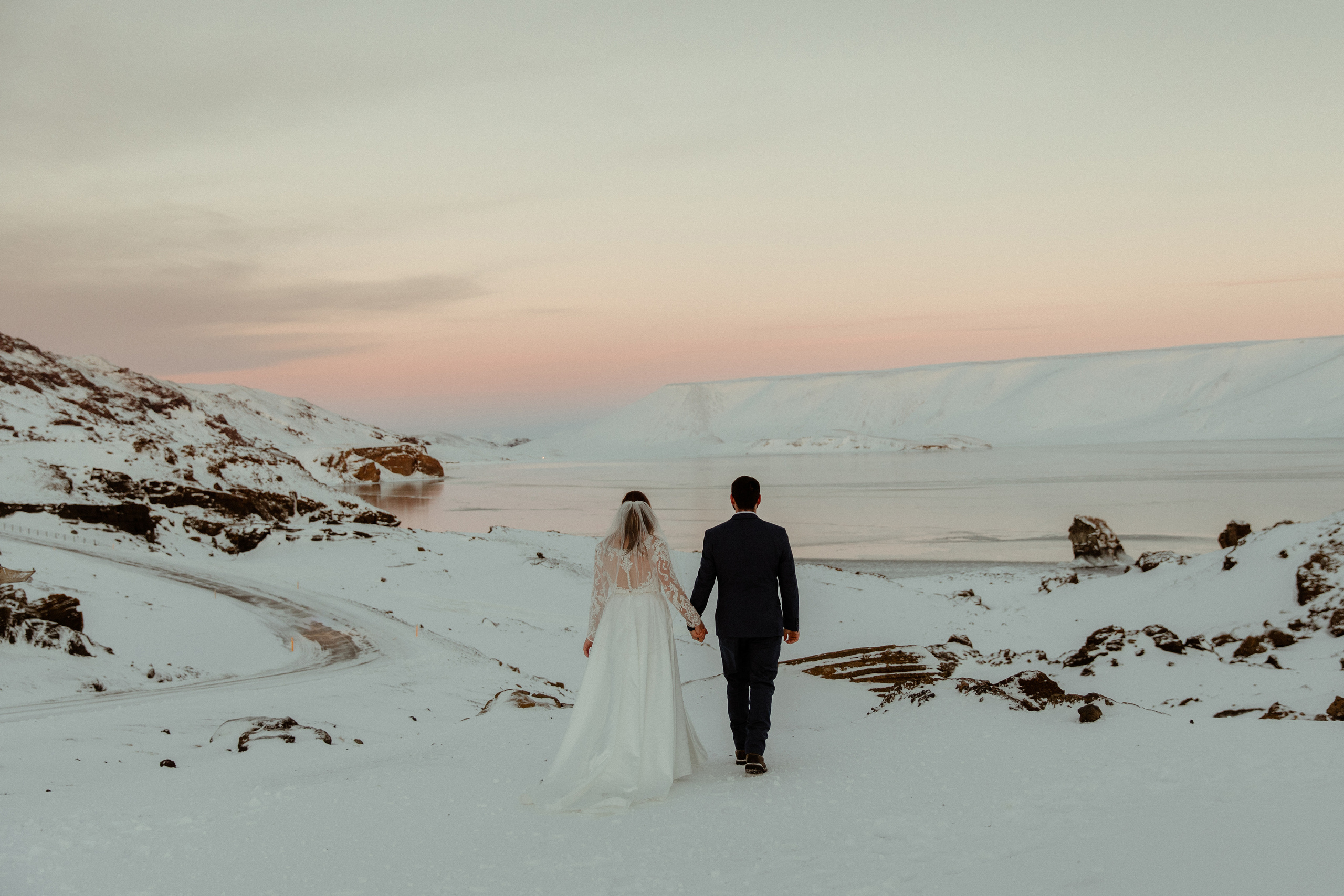 Golden Hour Elopement in Iceland. Iceland elopement photographer & videographer