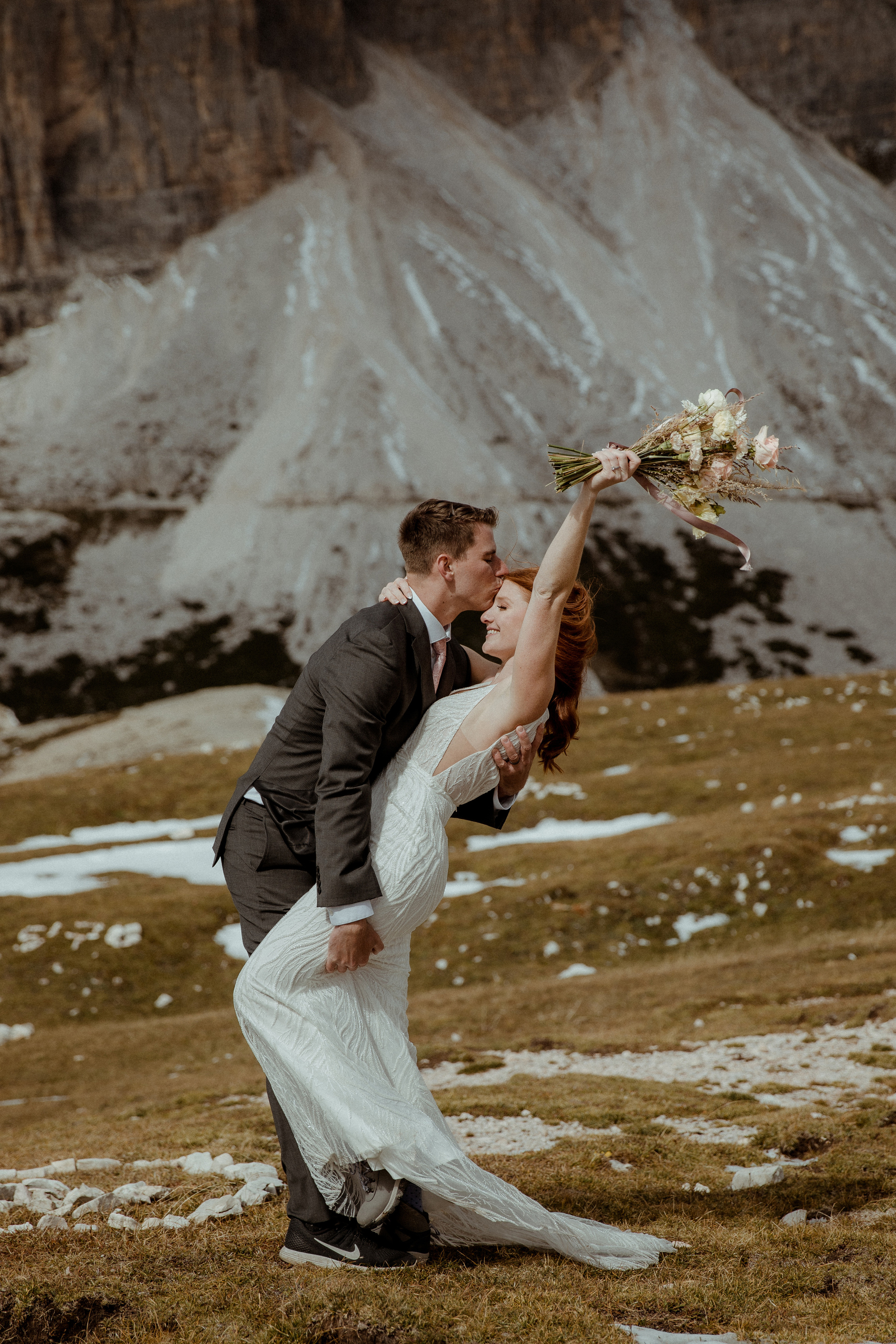 Italian Elopement in the Dolomites. Iceland elopement photographer & videographer