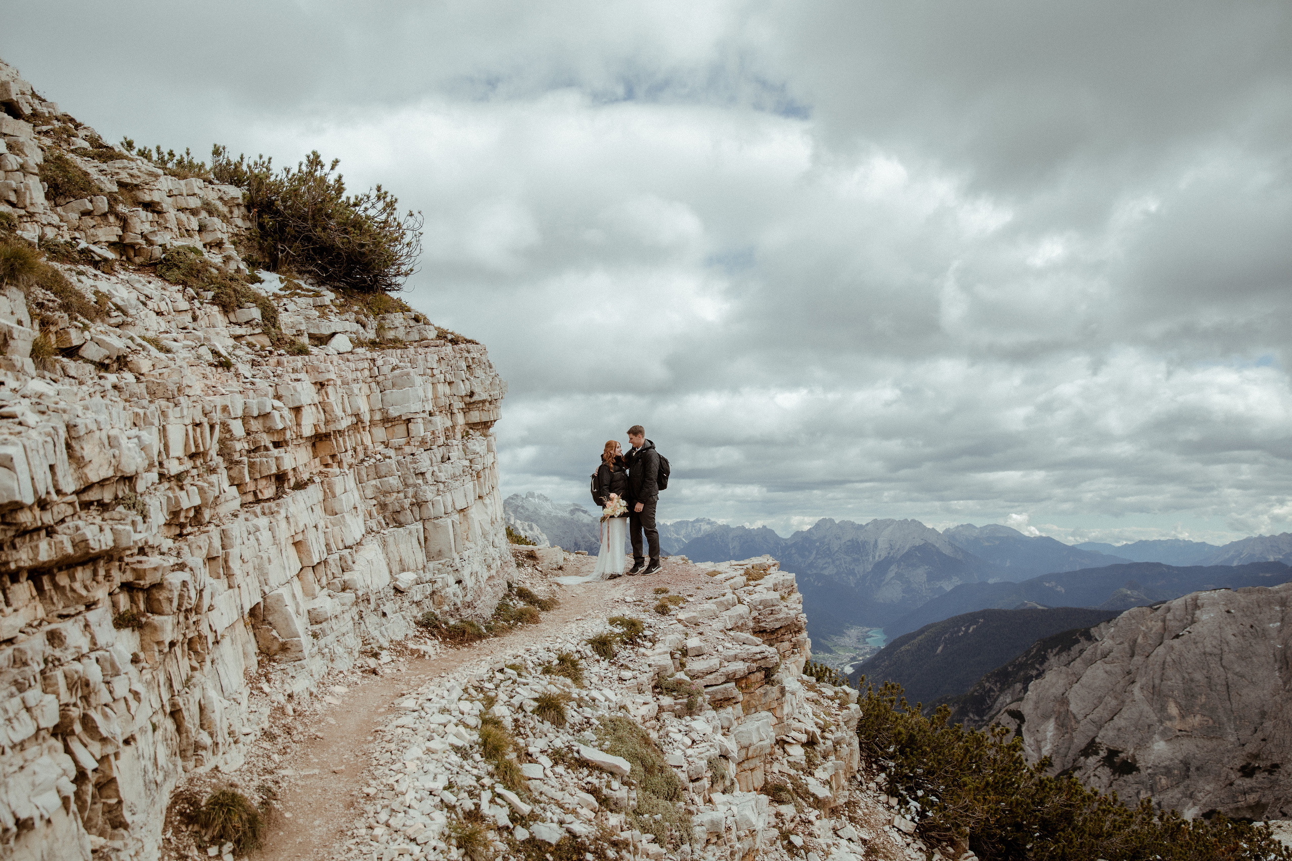 Italian Elopement in the Dolomites. Iceland elopement photographer & videographer