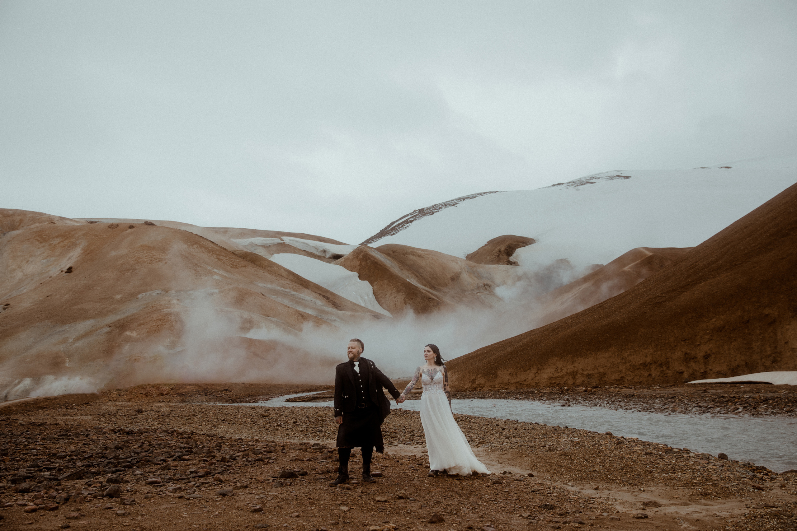 Wedding in Iceland’s Highlands. Iceland elopement photographer & videographer