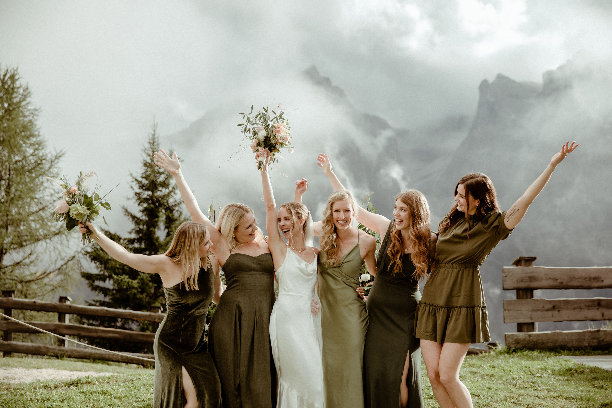 wedding in Dolomites