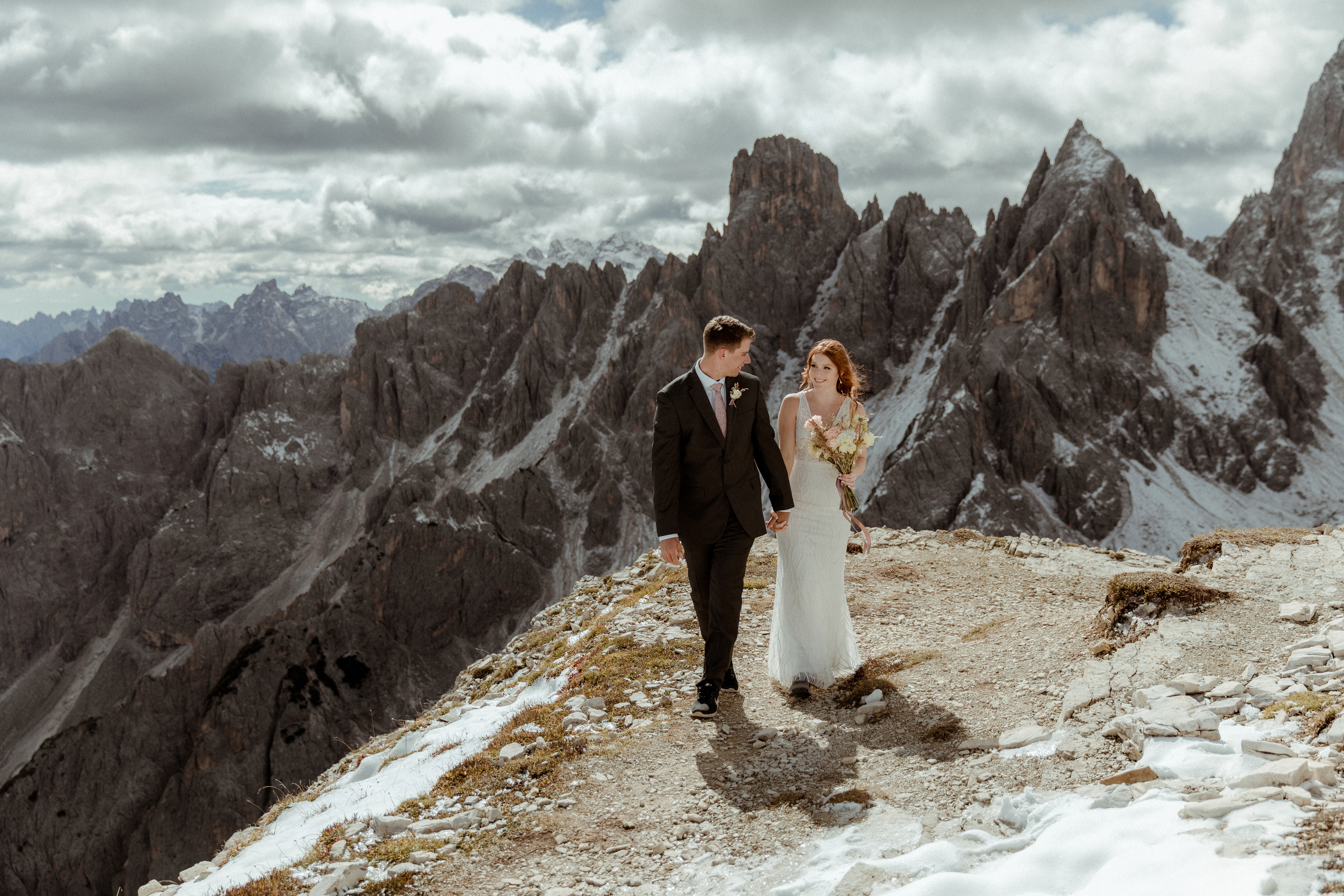 Italian Elopement in the Dolomites. Iceland elopement photographer & videographer