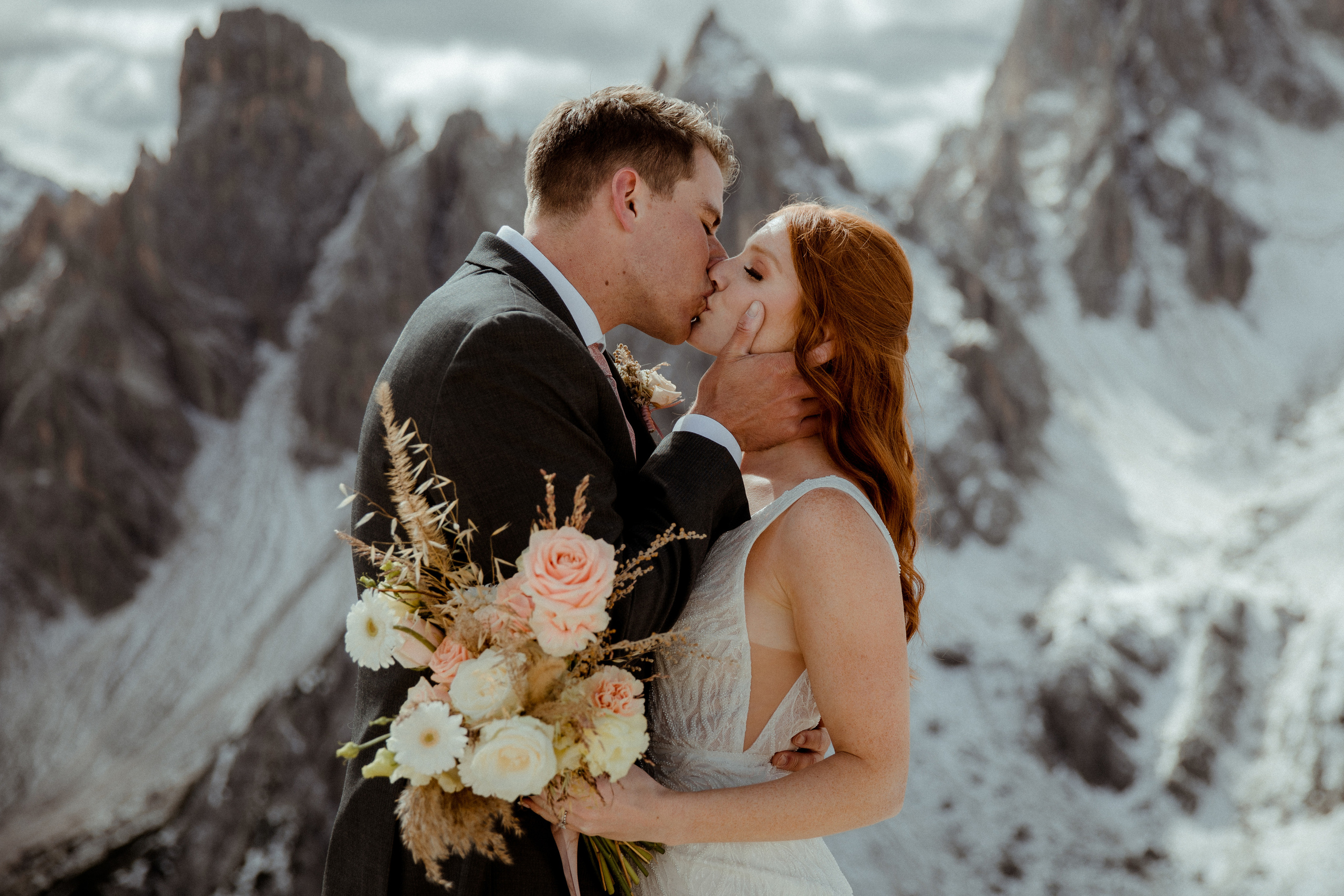 Italian Elopement in the Dolomites. Iceland elopement photographer & videographer