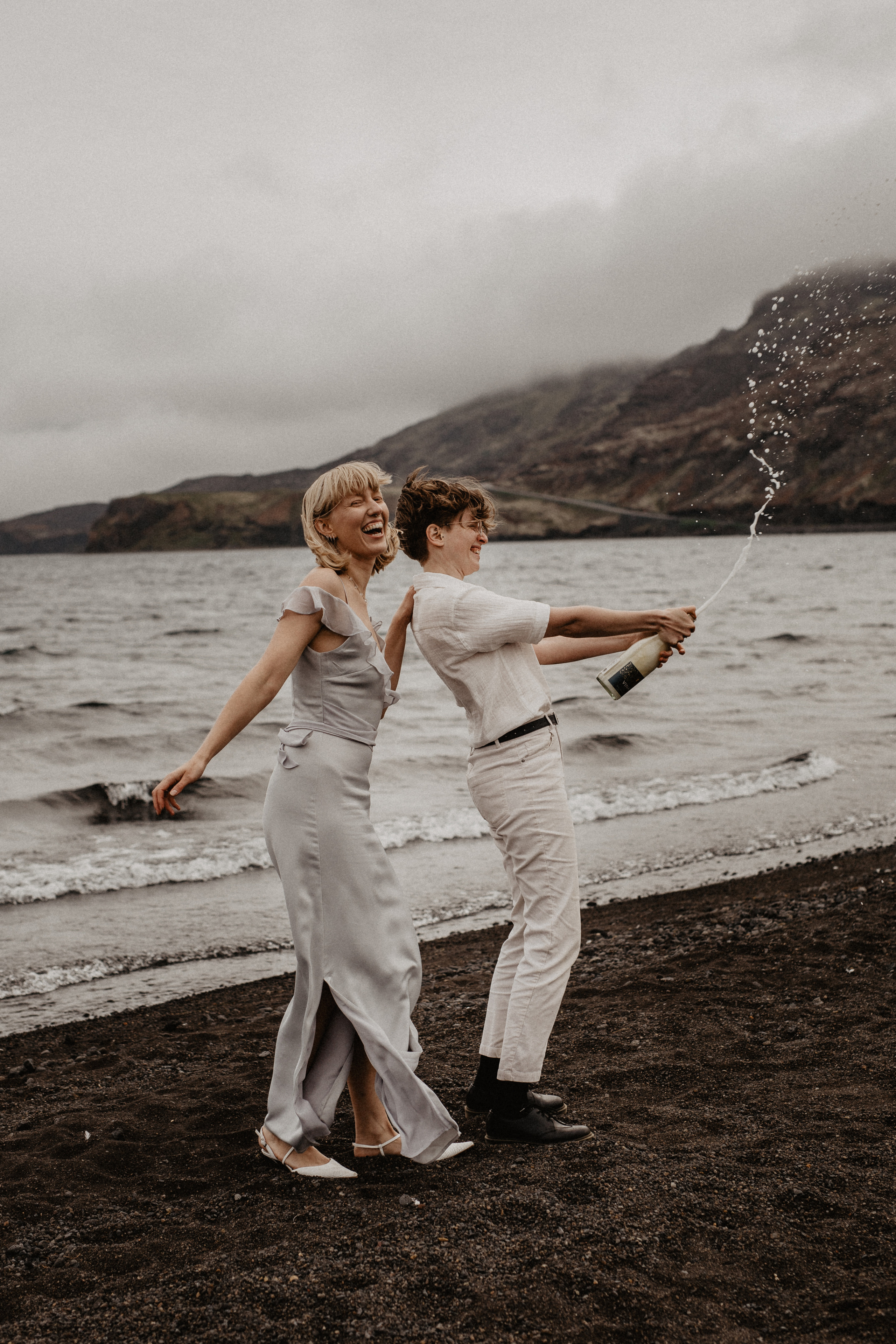 LGBT Elopement in Iceland. Iceland elopement photographer & videographer