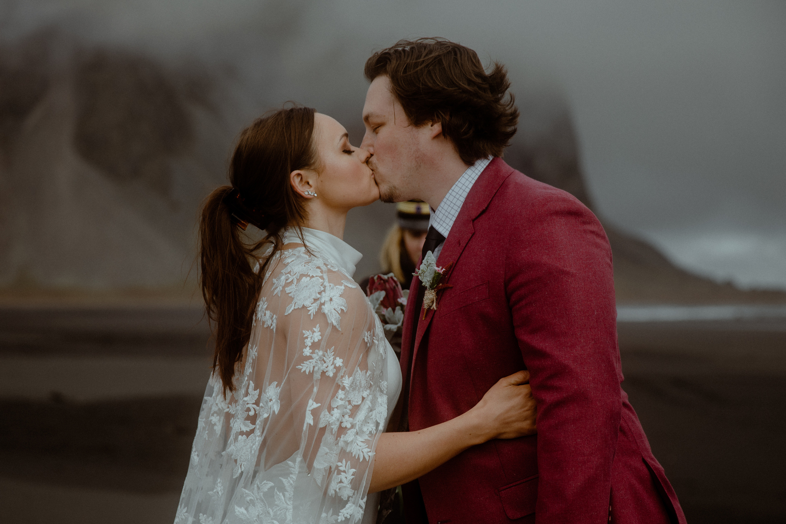 Secret hiking Elopement in Iceland. Iceland elopement photographer & videographer