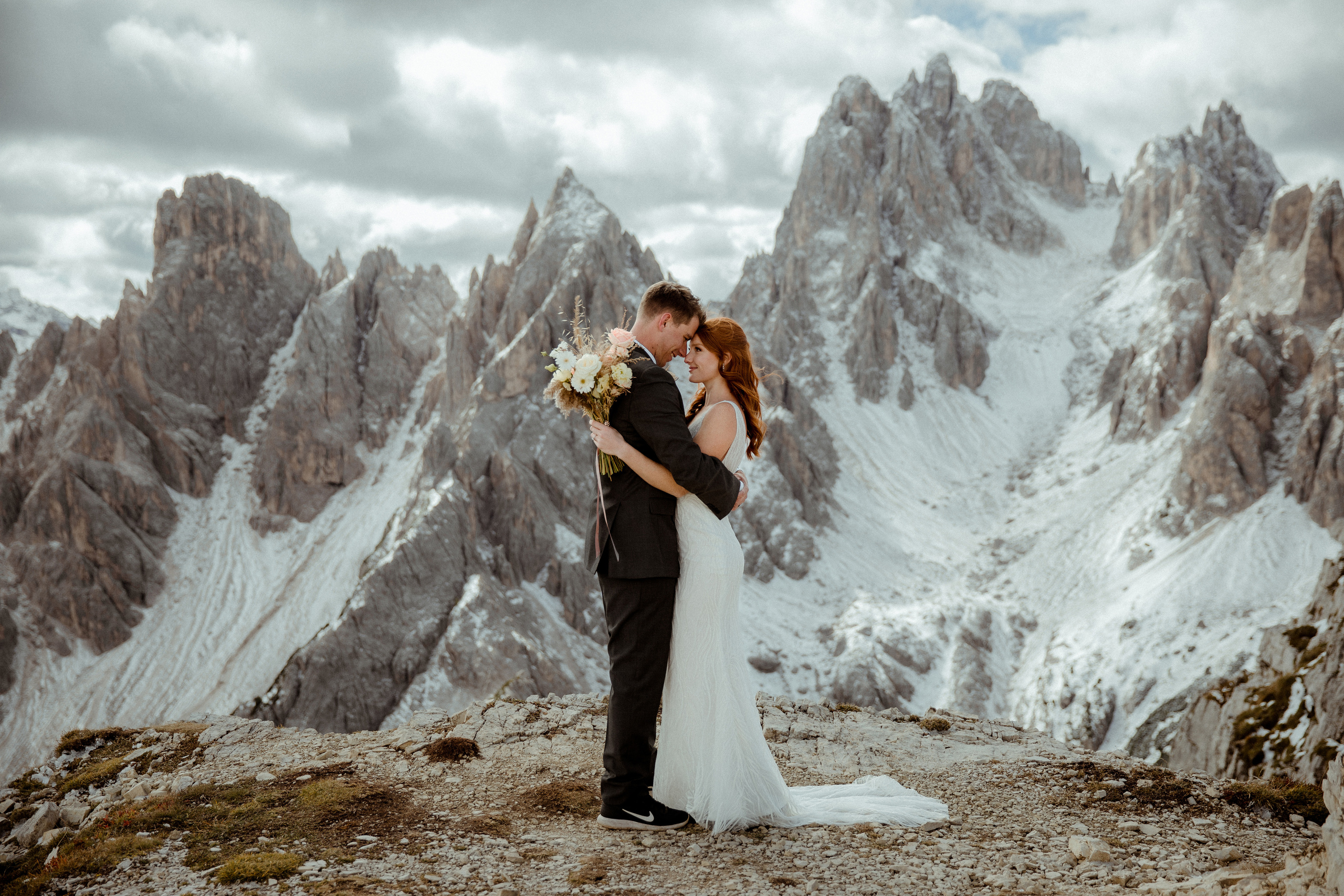 Italian Elopement in the Dolomites. Iceland elopement photographer & videographer