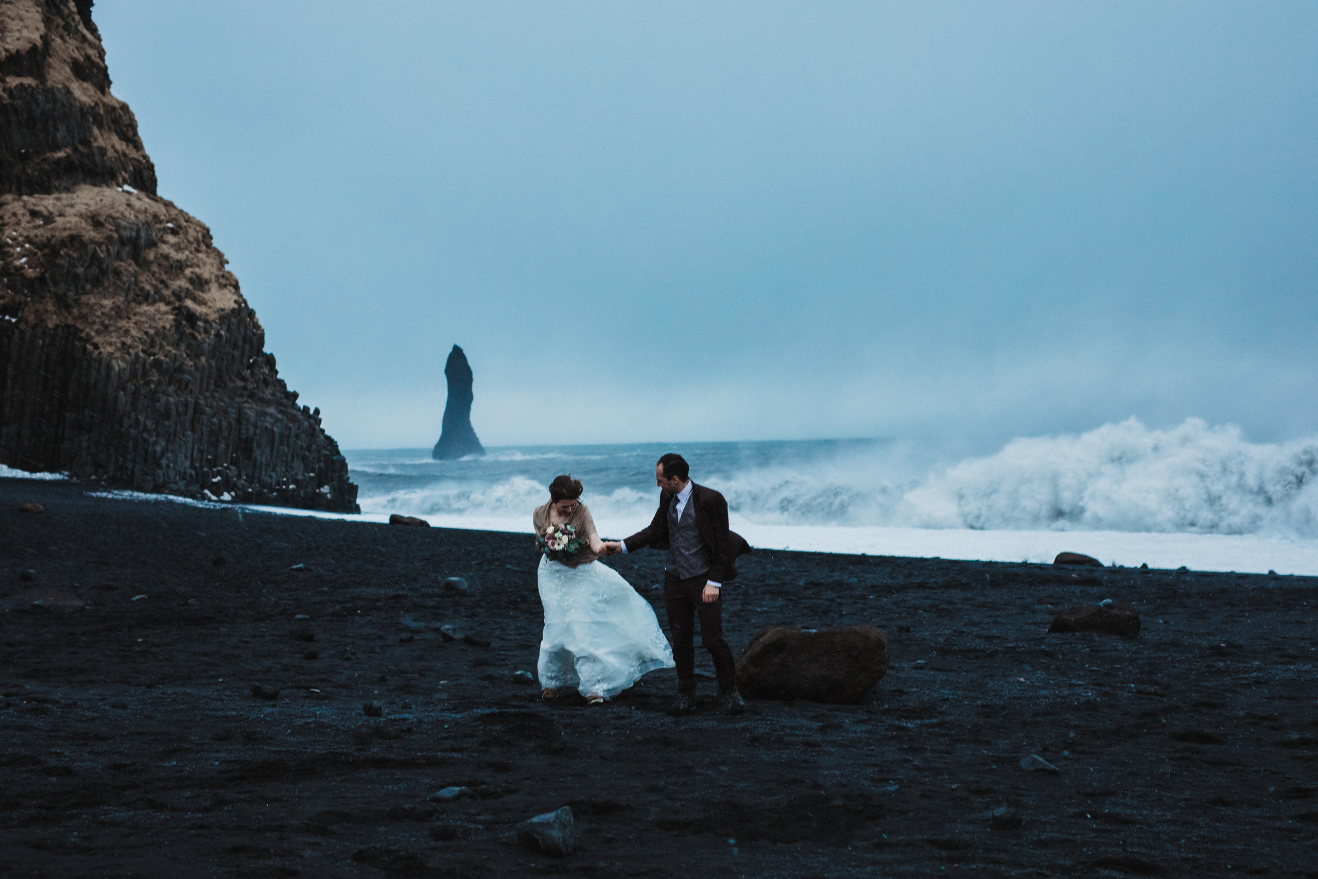 Winter Wedding in Iceland. Iceland elopement photographer & videographer