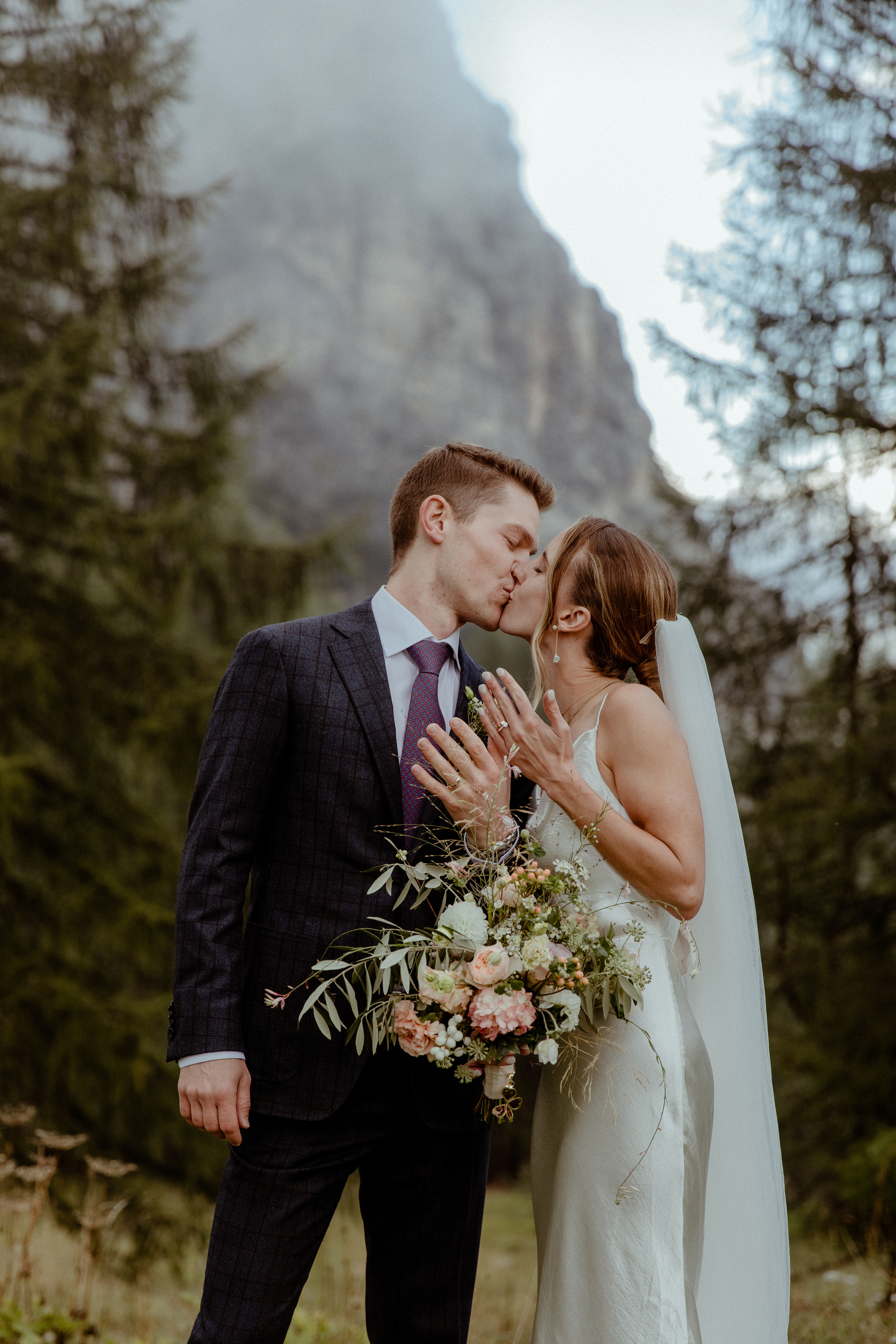 Intimate Wedding in the Dolomites. Iceland elopement photographer & videographer