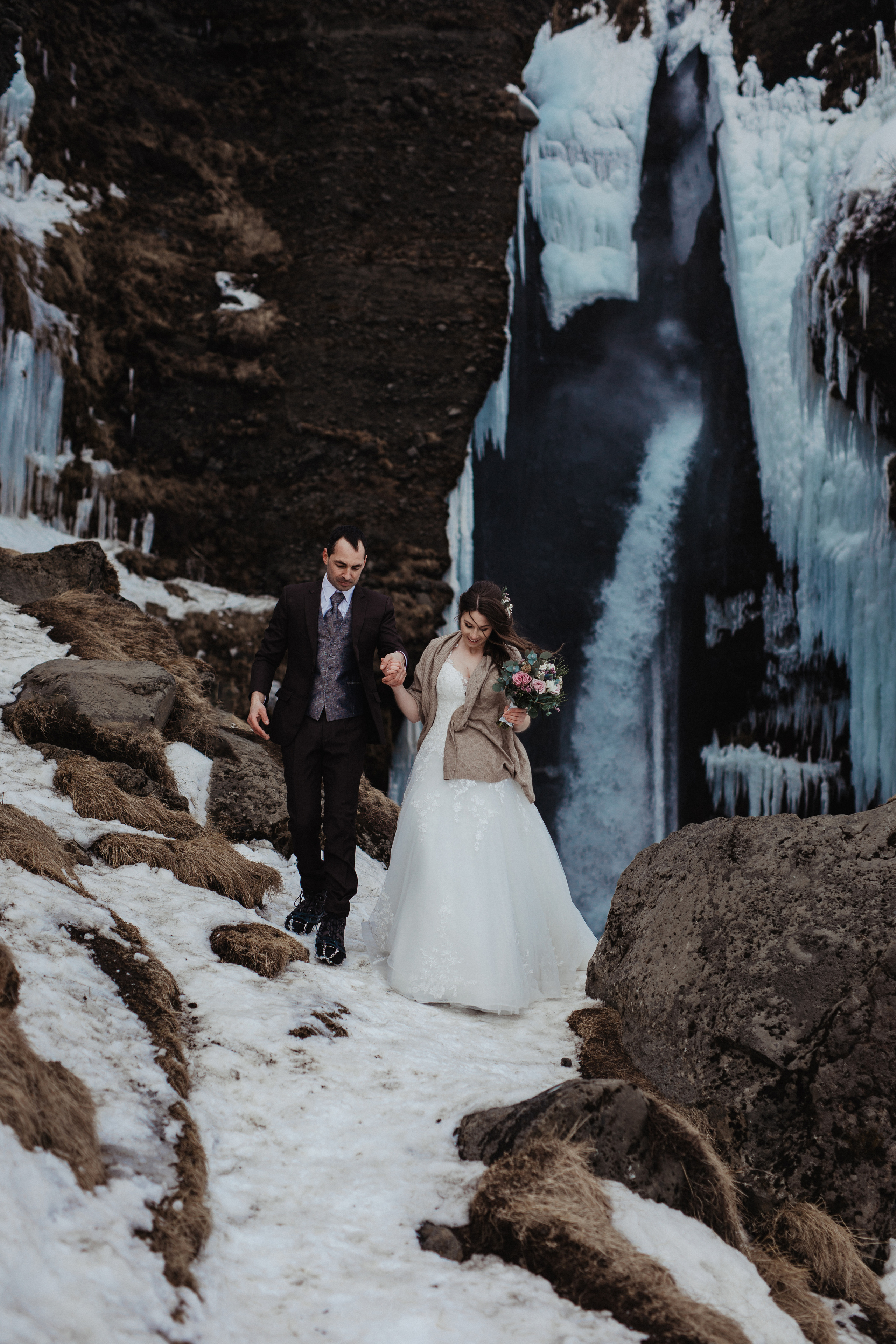Winter Wedding in Iceland. Iceland elopement photographer & videographer
