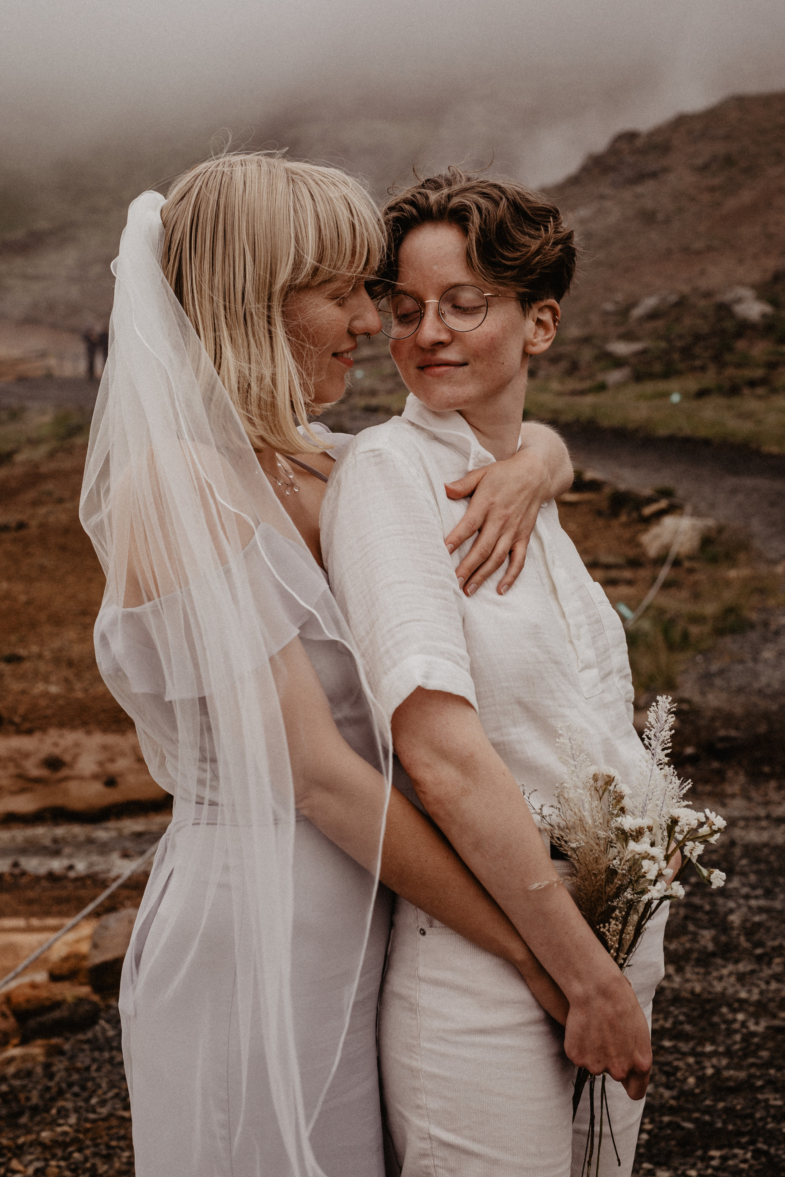 LGBT Elopement in Iceland. Iceland elopement photographer & videographer