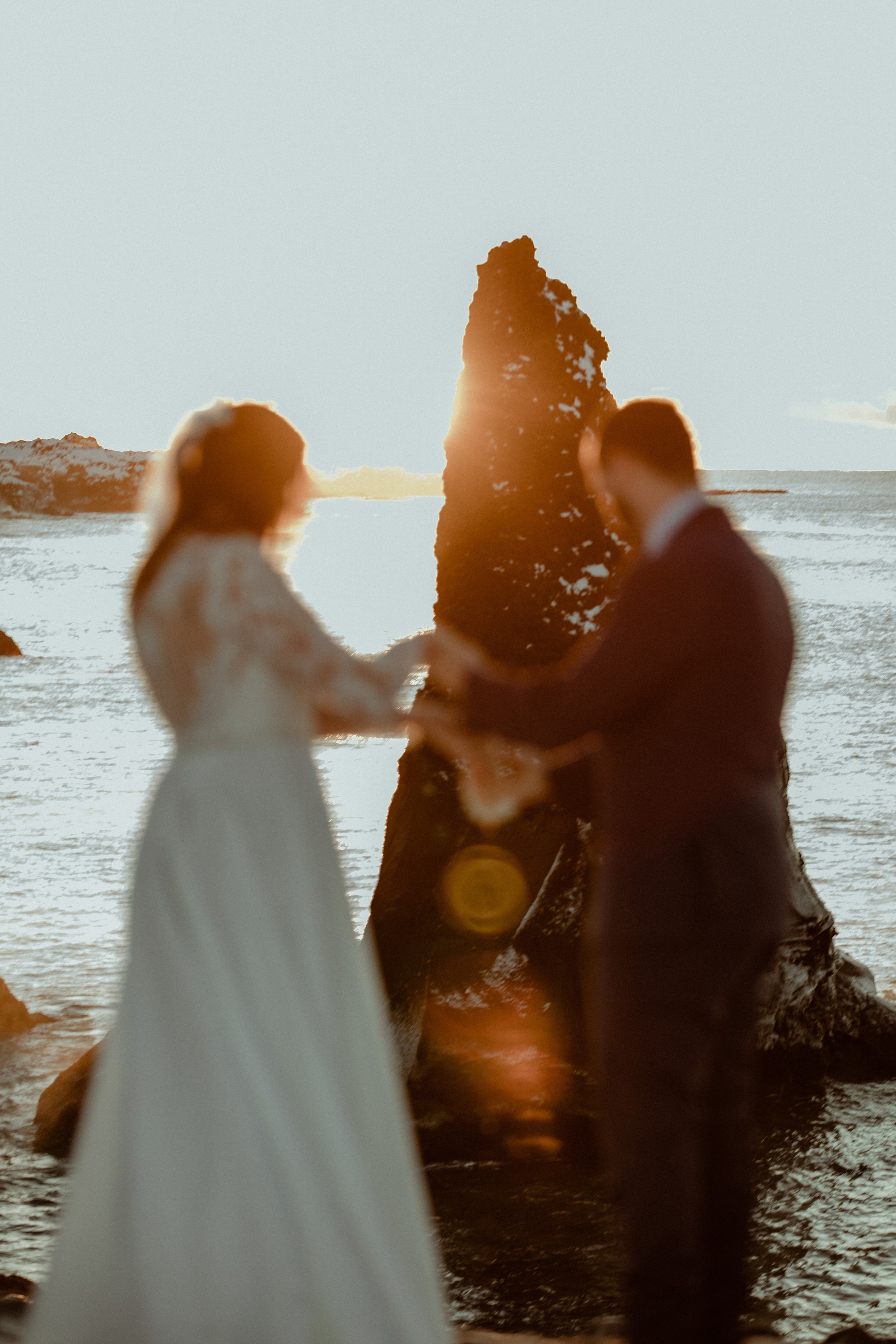 Golden Hour Elopement in Iceland. Iceland elopement photographer & videographer