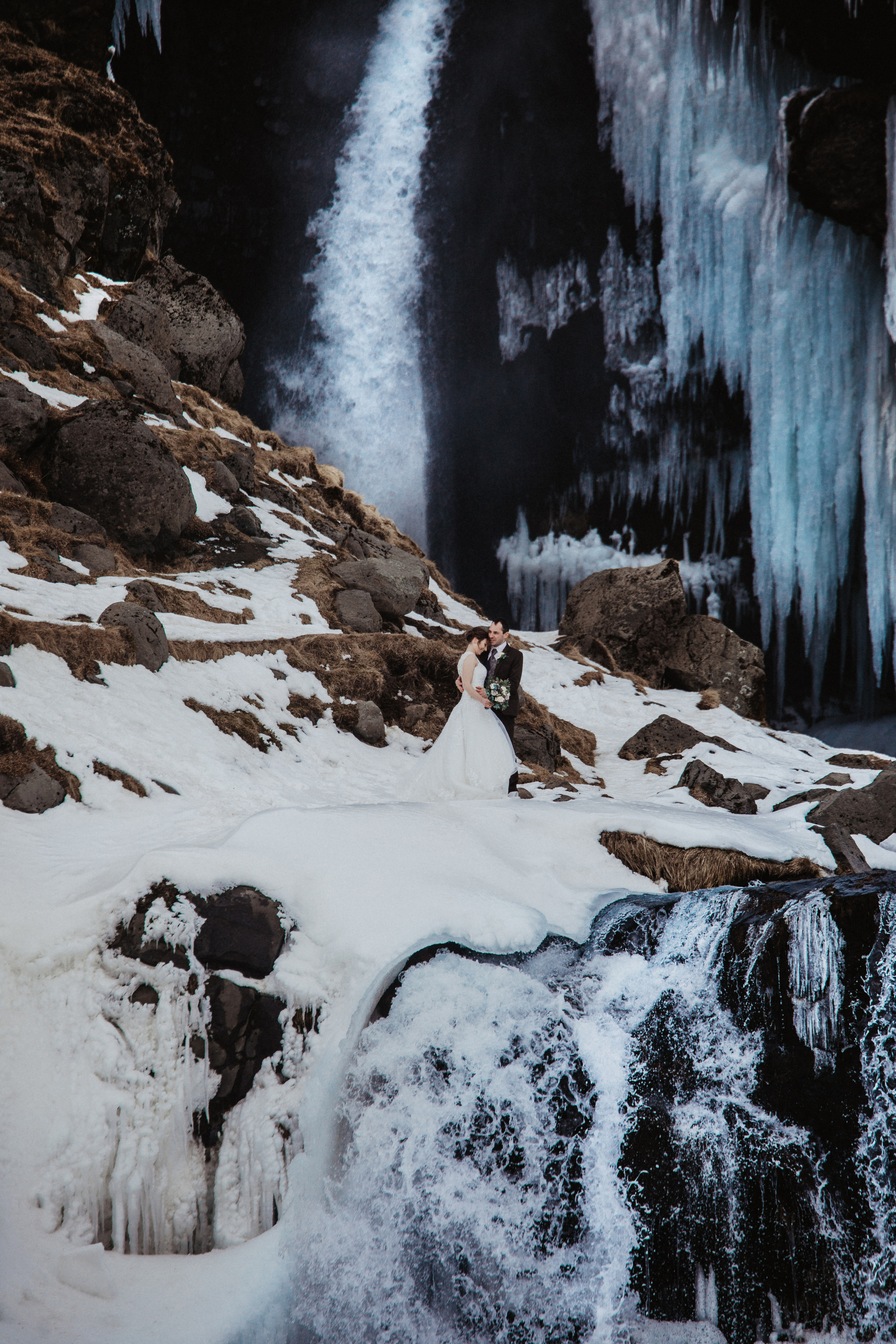 Winter Wedding in Iceland. Iceland elopement photographer & videographer