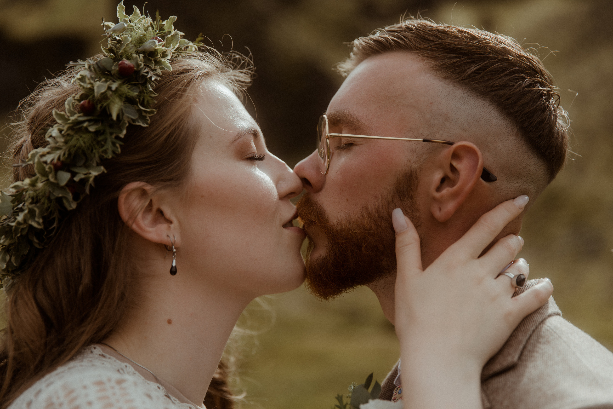 Iceland Secret Waterfall Elopement. Iceland elopement photographer & videographer