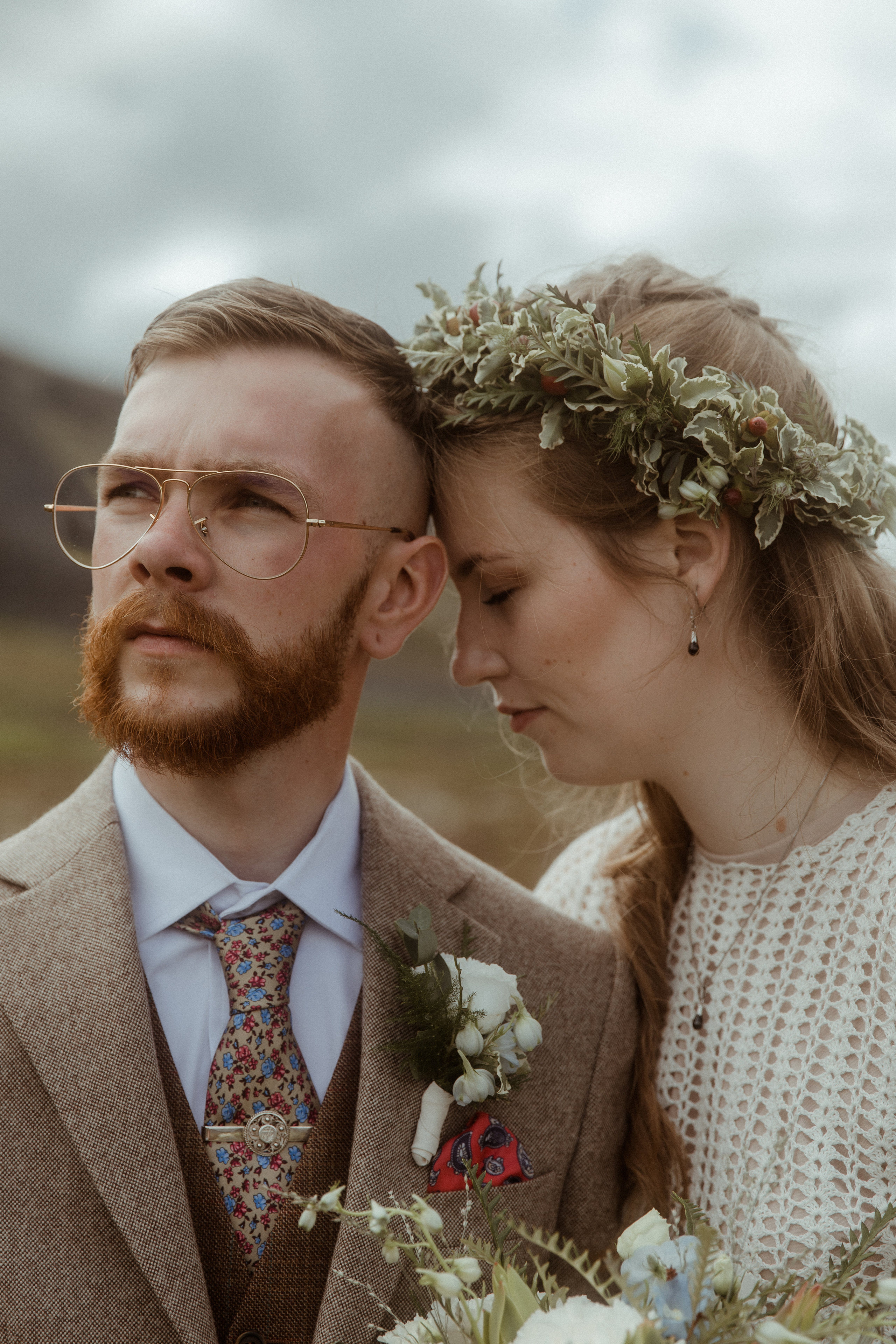 Iceland Secret Waterfall Elopement. Iceland elopement photographer & videographer