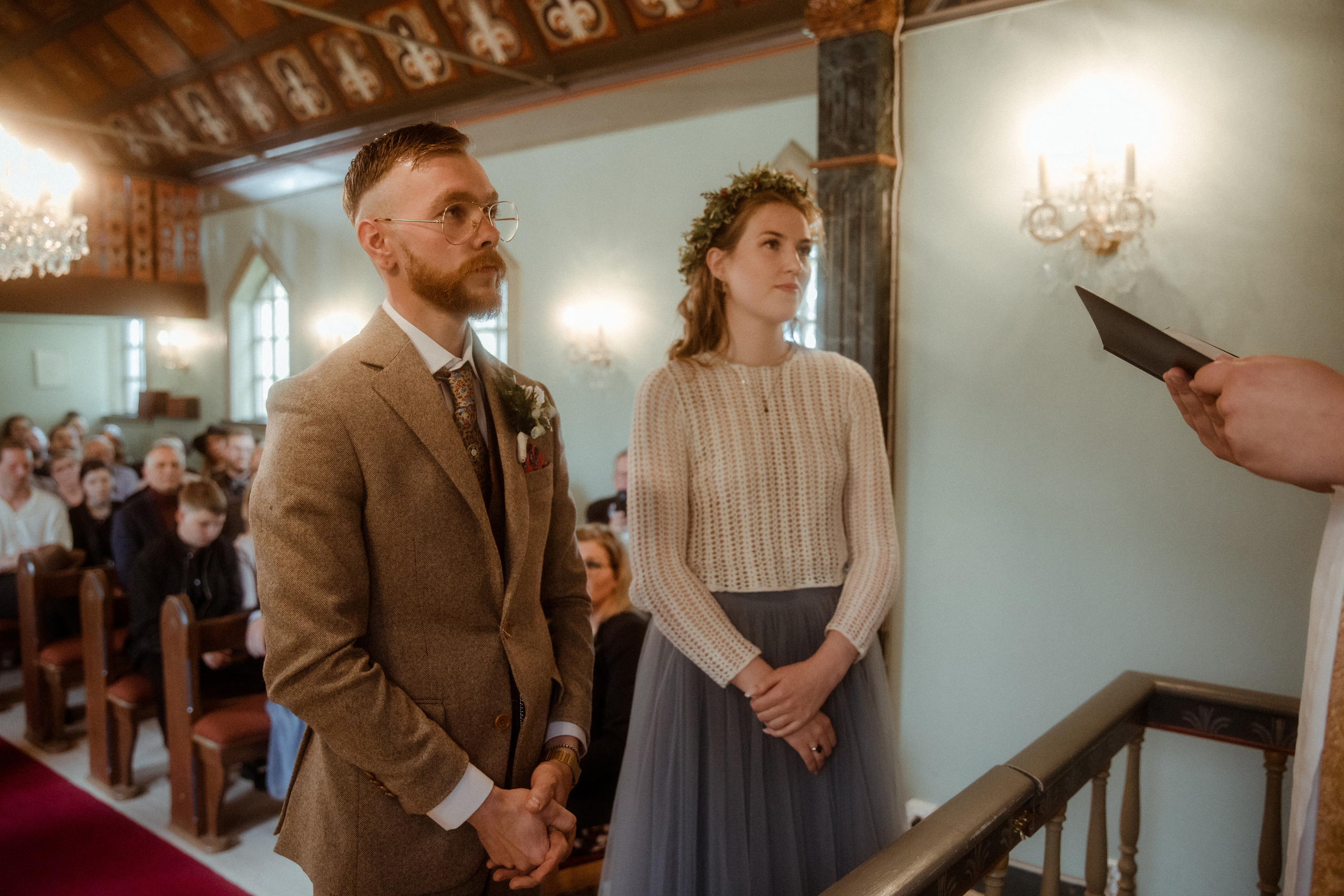 Iceland Secret Waterfall Elopement. Iceland elopement photographer & videographer