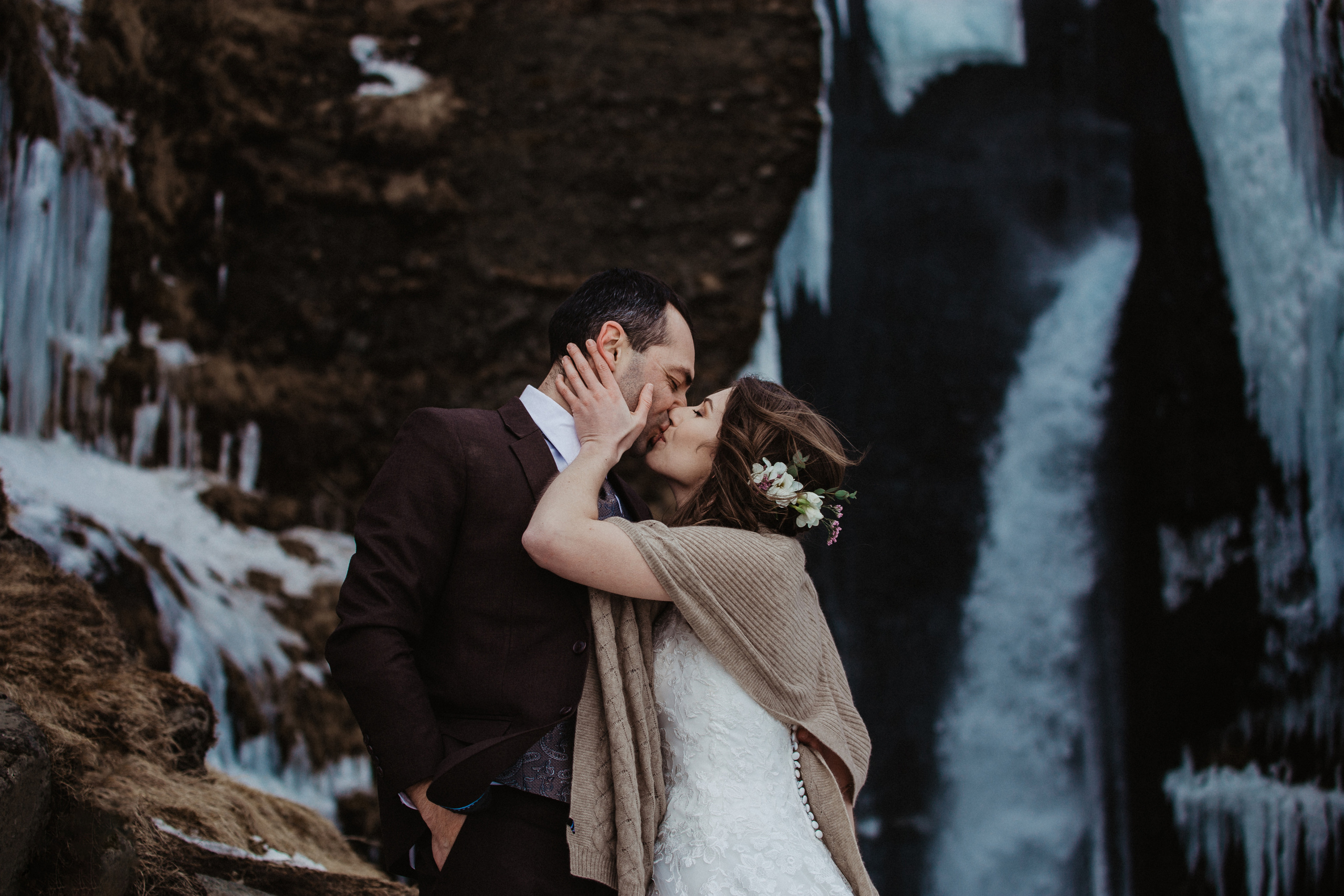 Winter Wedding in Iceland. Iceland elopement photographer & videographer