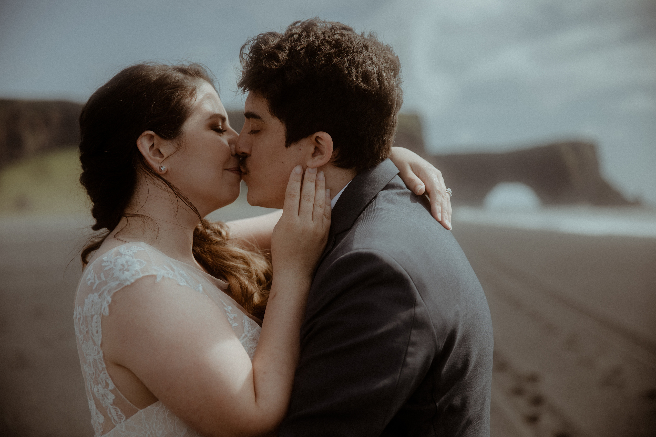 Private Black Sand Beach Elopement. Iceland elopement photographer & videographer