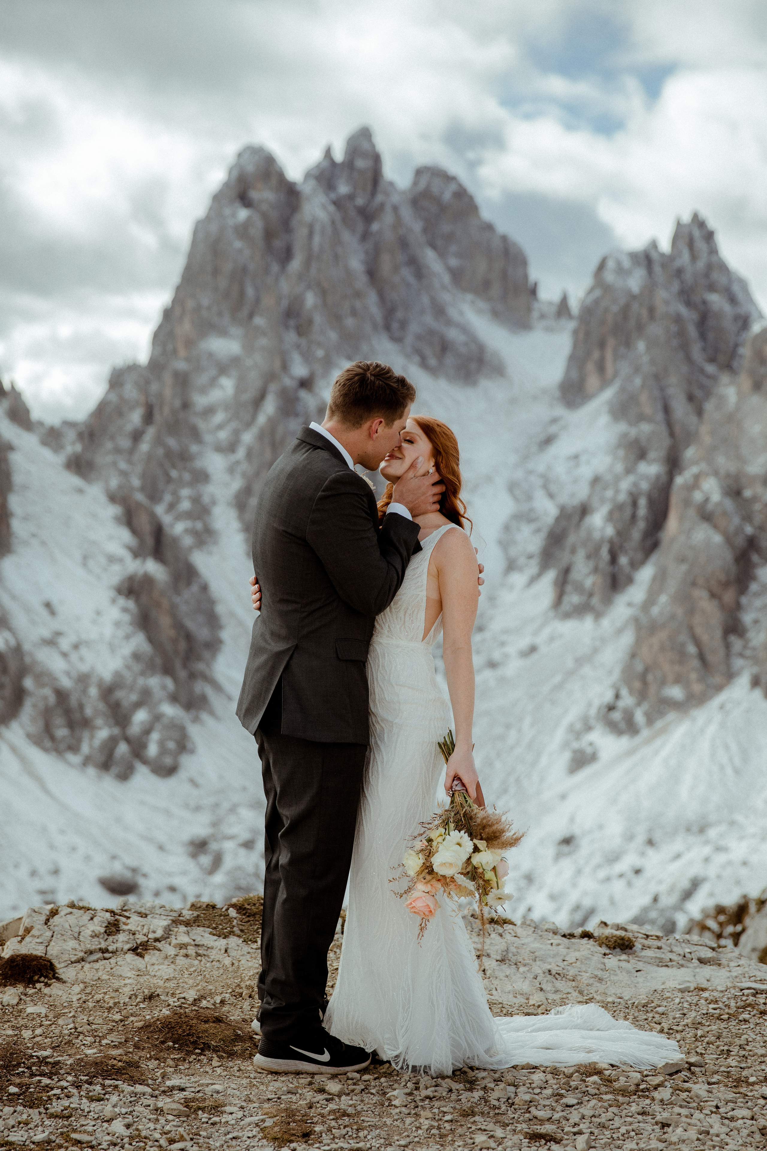 Italian Elopement in the Dolomites. Iceland elopement photographer & videographer